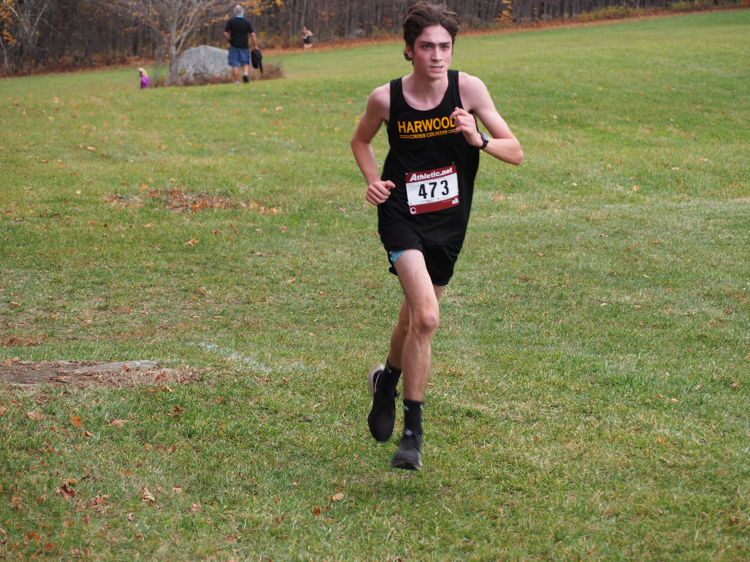   River Collins stays focused on the course at Websterville. Photo courtesy the Zetterstrom family.  