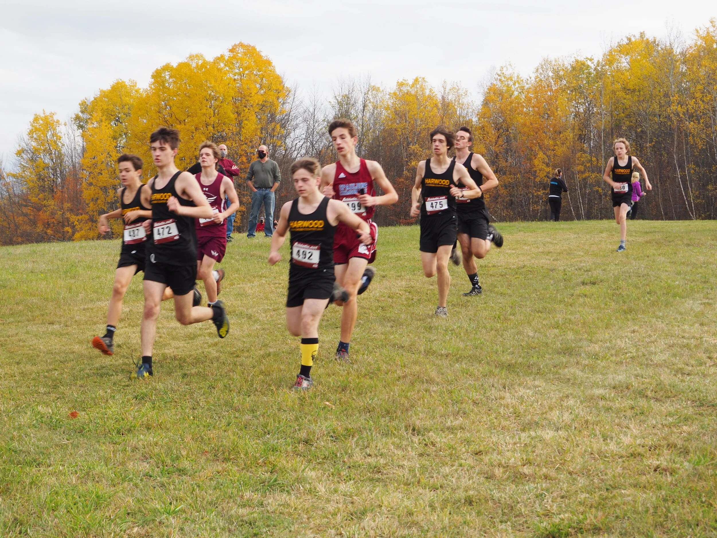   Harwood Boys Cross-Country is looking for their 14th state title at Saturday's state championship meet. Photo courtesy the Zetterstrom family.  