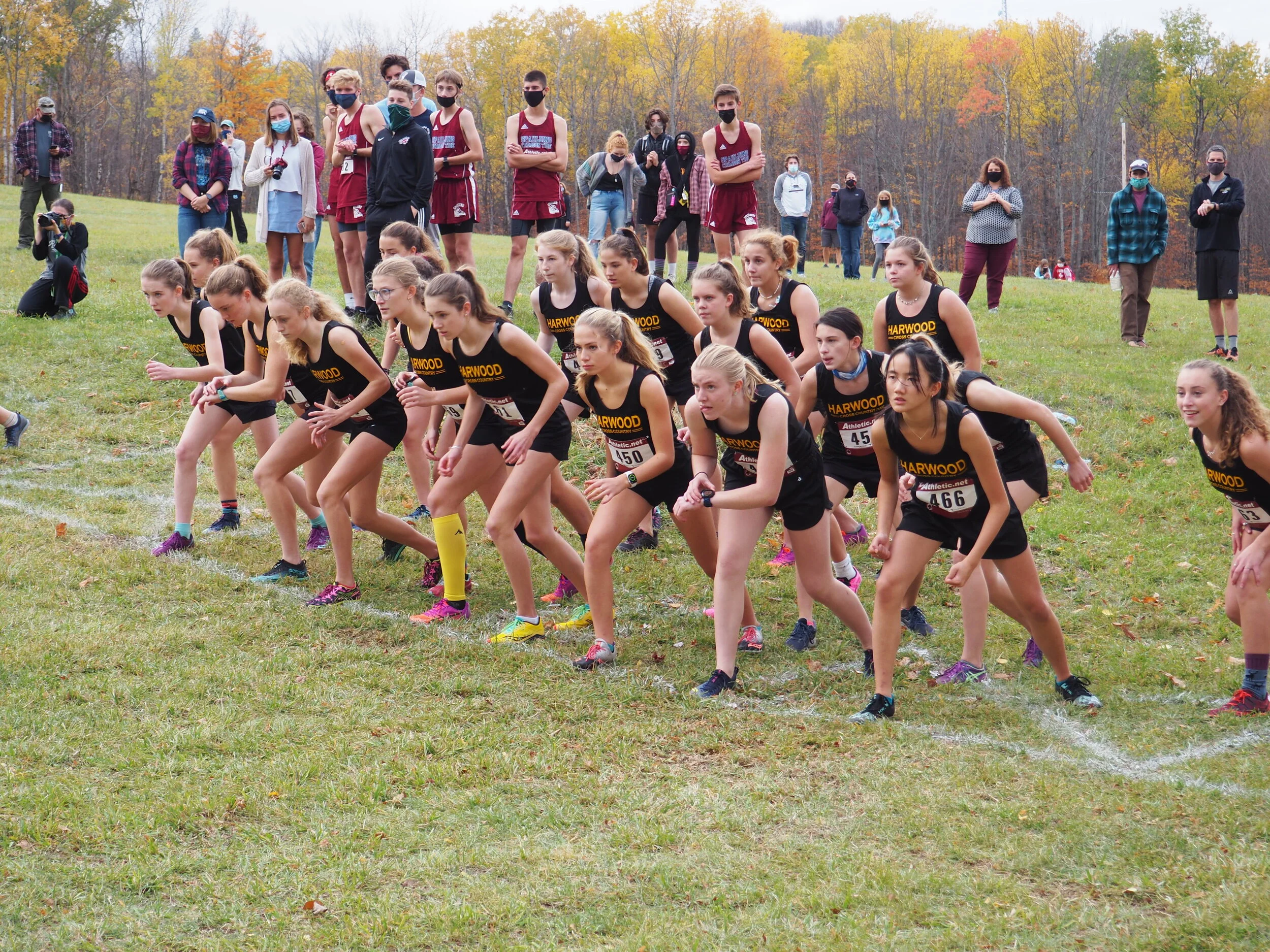   Harwood Girls and Boys Cross-Country are looking for their 14th state titles this weekend at the state championship meet at Thetford. Photo courtesy the Zetterstrom family.  