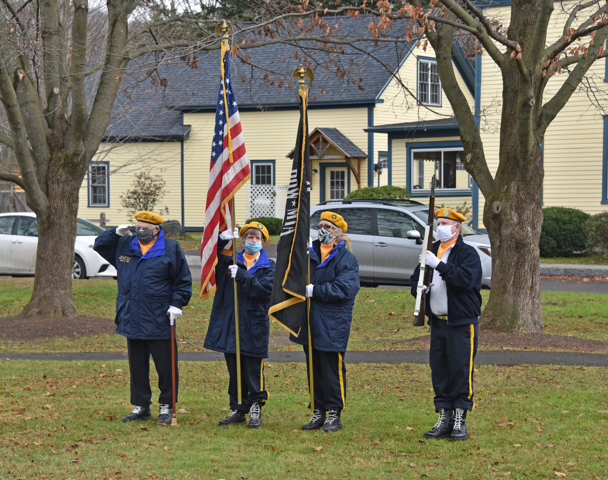   The Color Guard. Photo by Gordon Miller.  