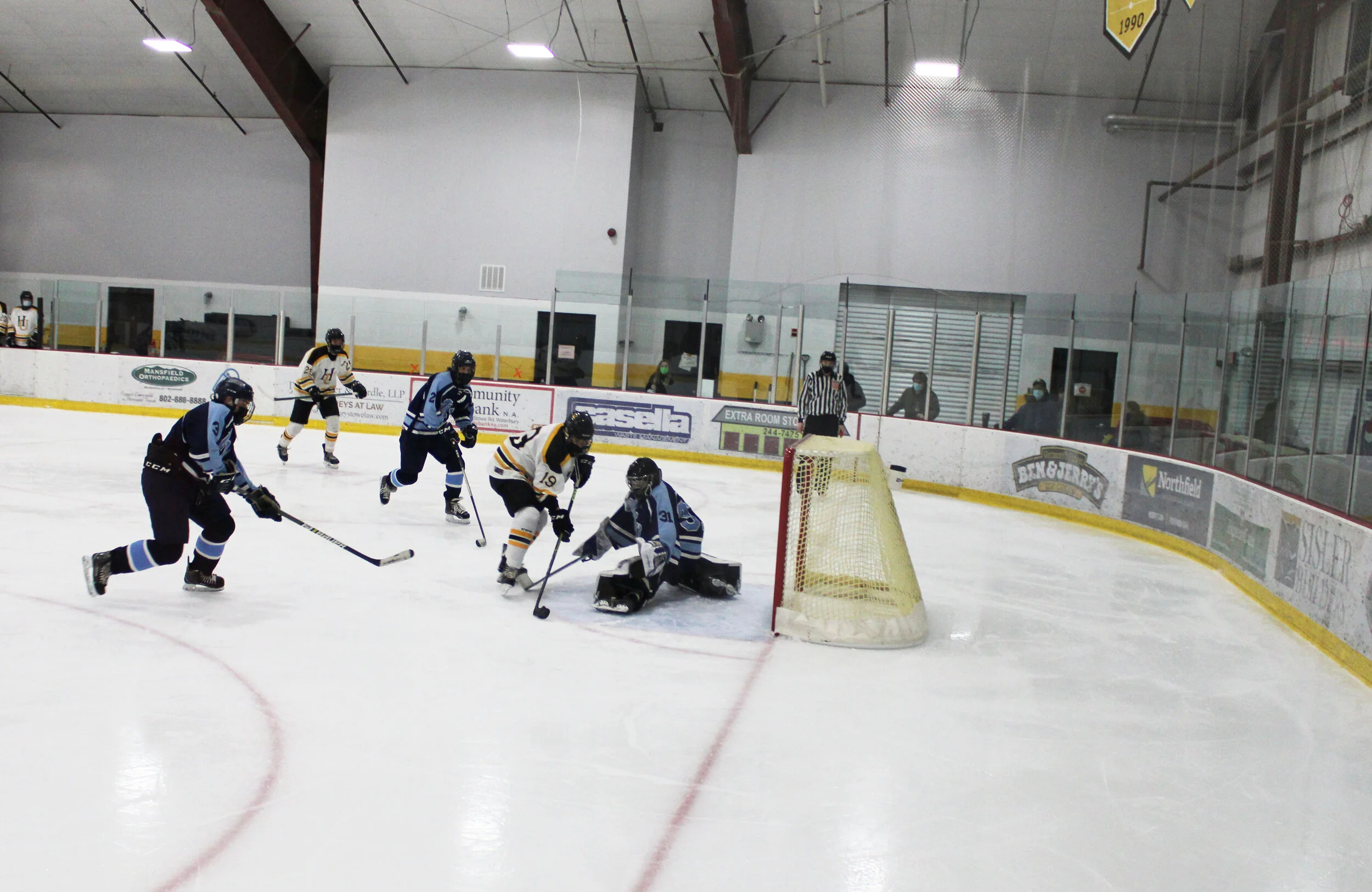  Junior scorer powerhouse Skylar Platt has a good game with four goals and multiple assists. Photo by Brian Larrabee 