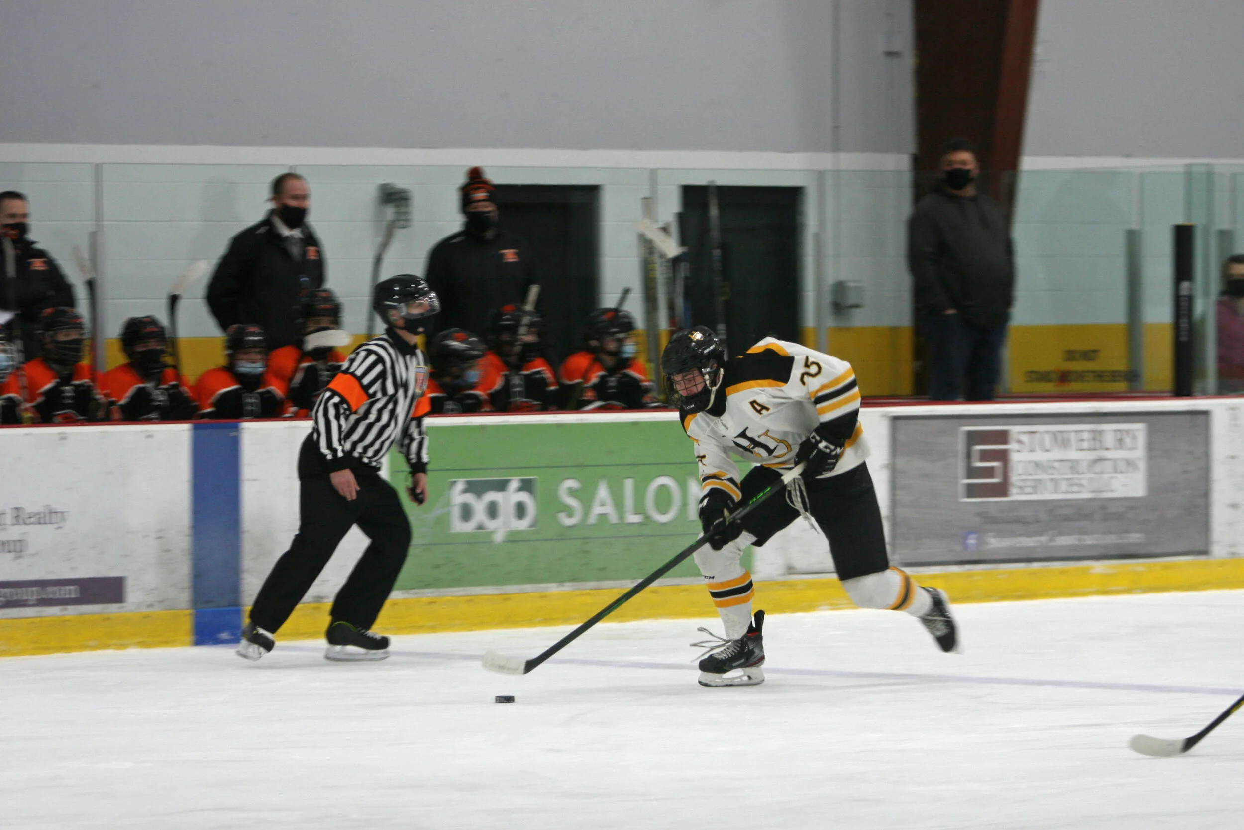  Junior top scorer Finn O’Hara ran the board in the semifinal shutout. Photo by Brian Larrabee 