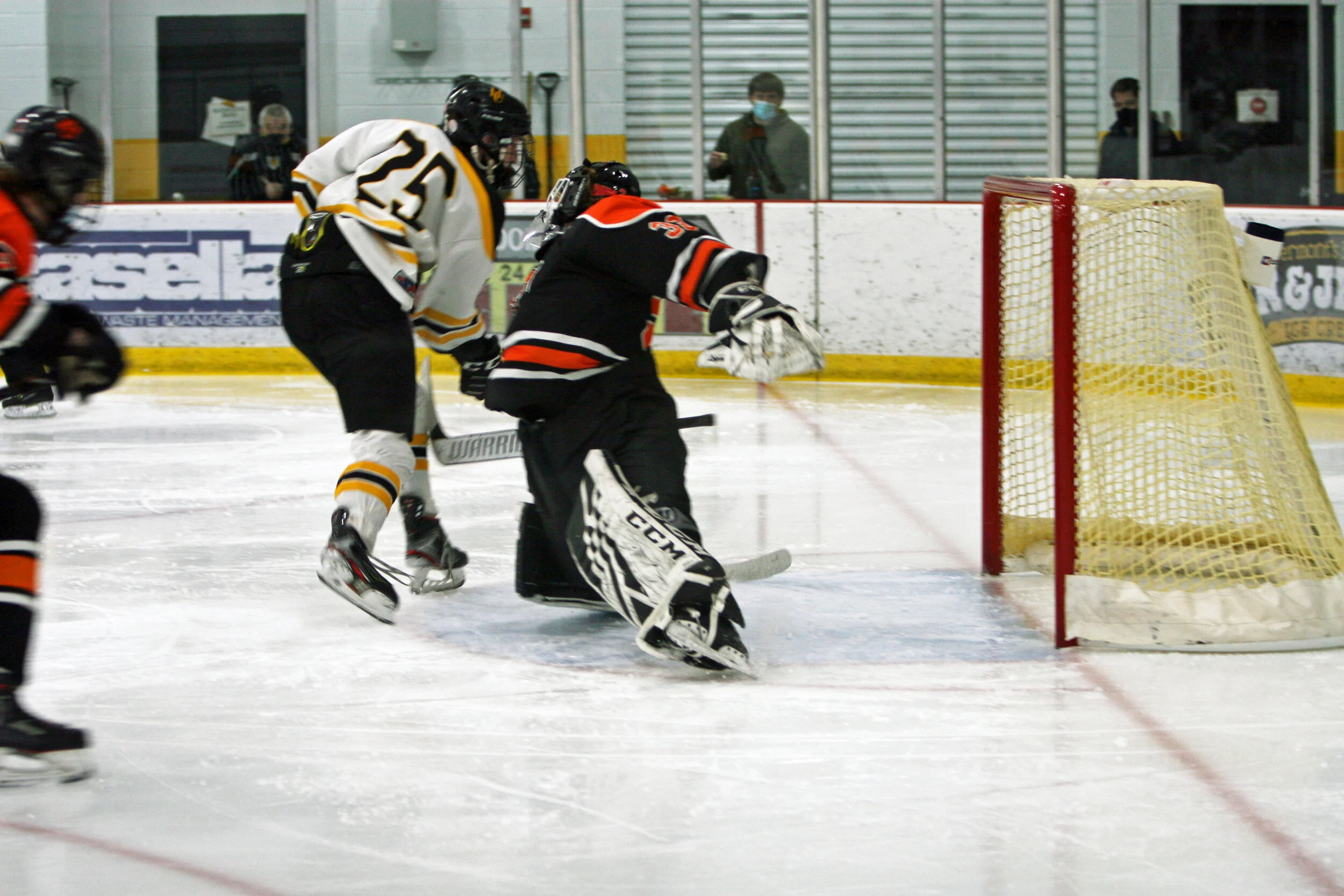  O’Hara’s hattrick carried the 3-0 shutout. Photo by Brian Larrabee 