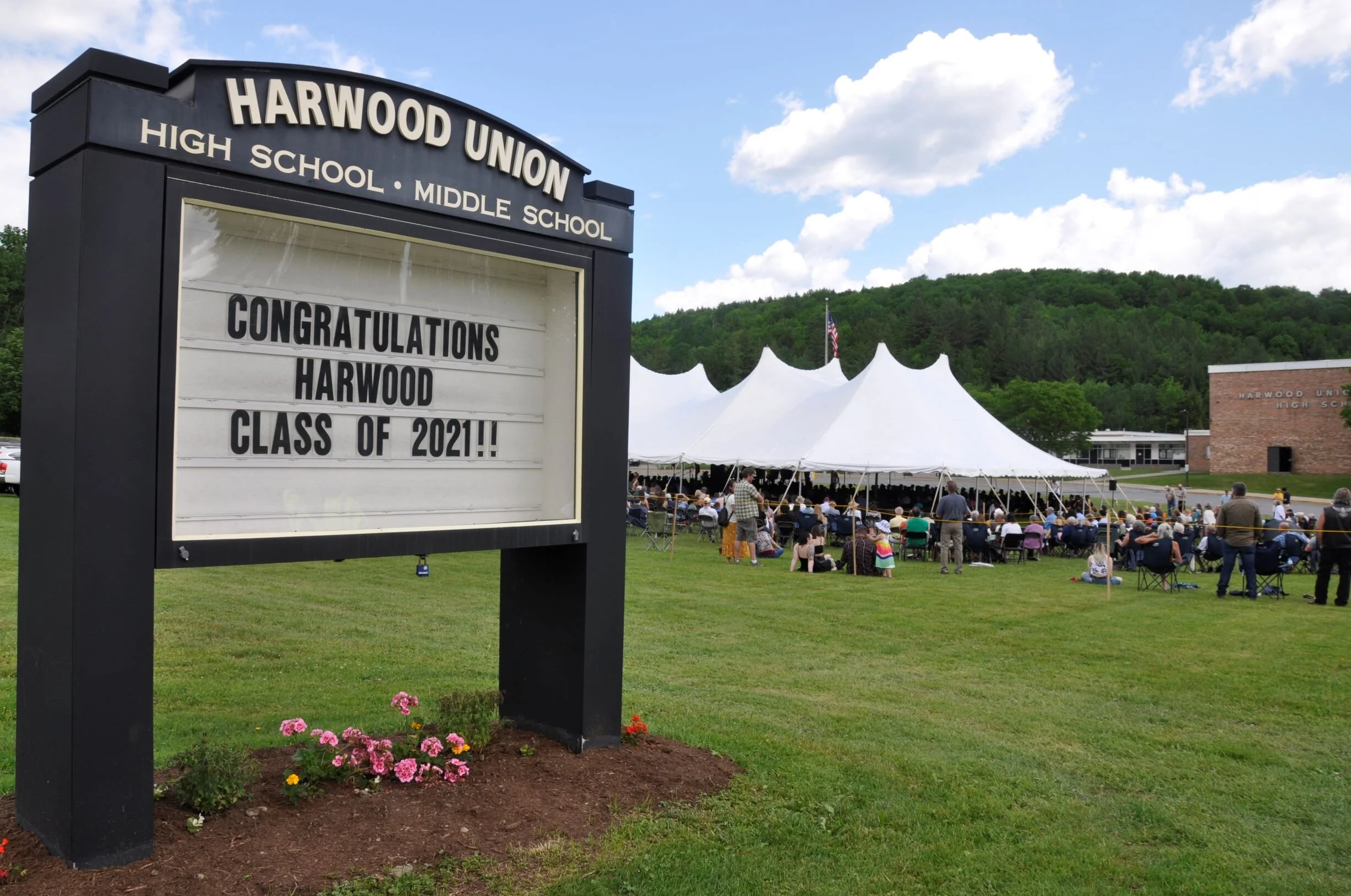 The final moments for the Class of 2021. Photo by Lisa Scagliotti 