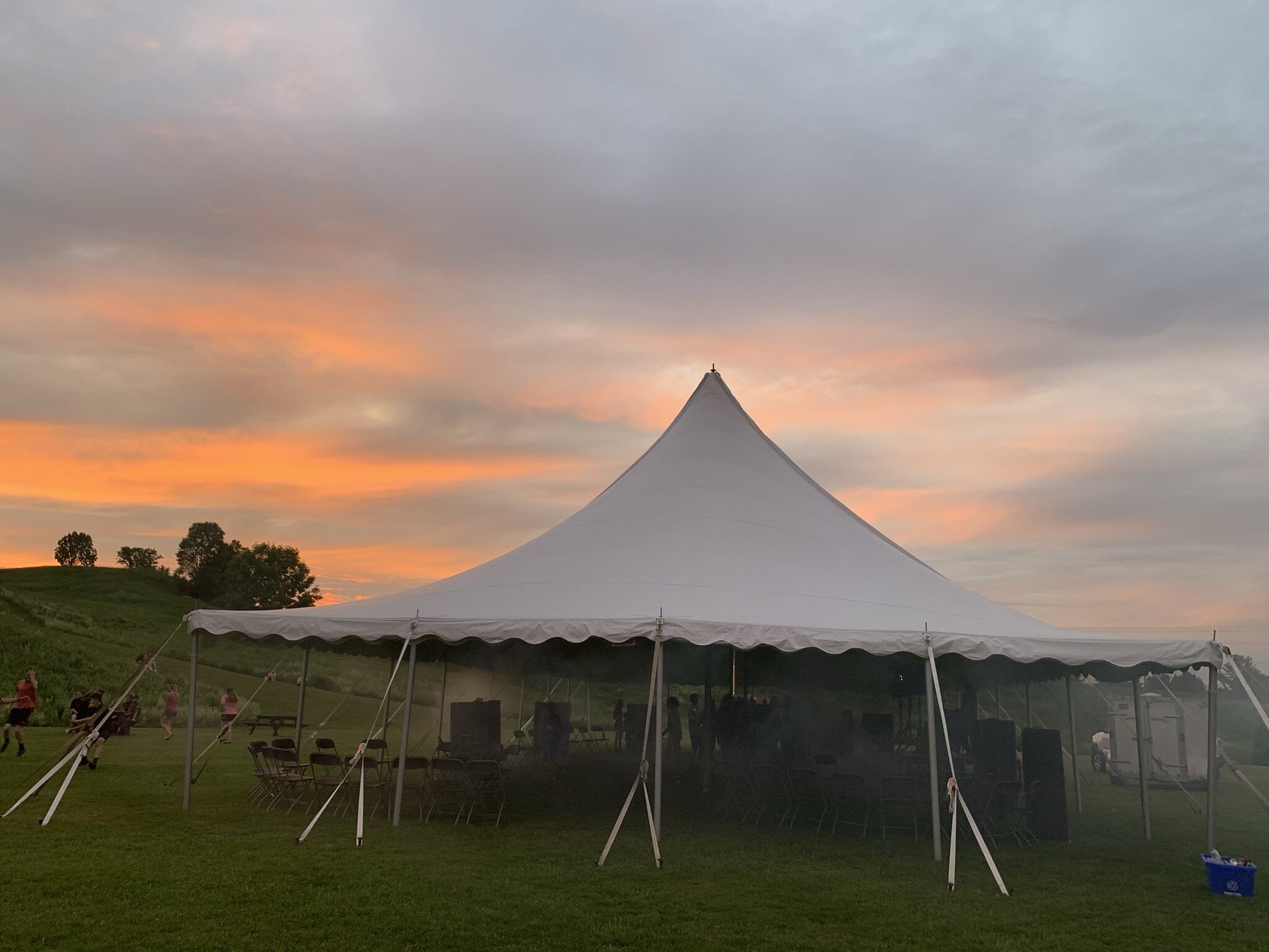 With just two days left to go for the 8th graders’ final year at Crossett Brook, the sun sets on the class of 2021. Photo by Lisa Scagliotti