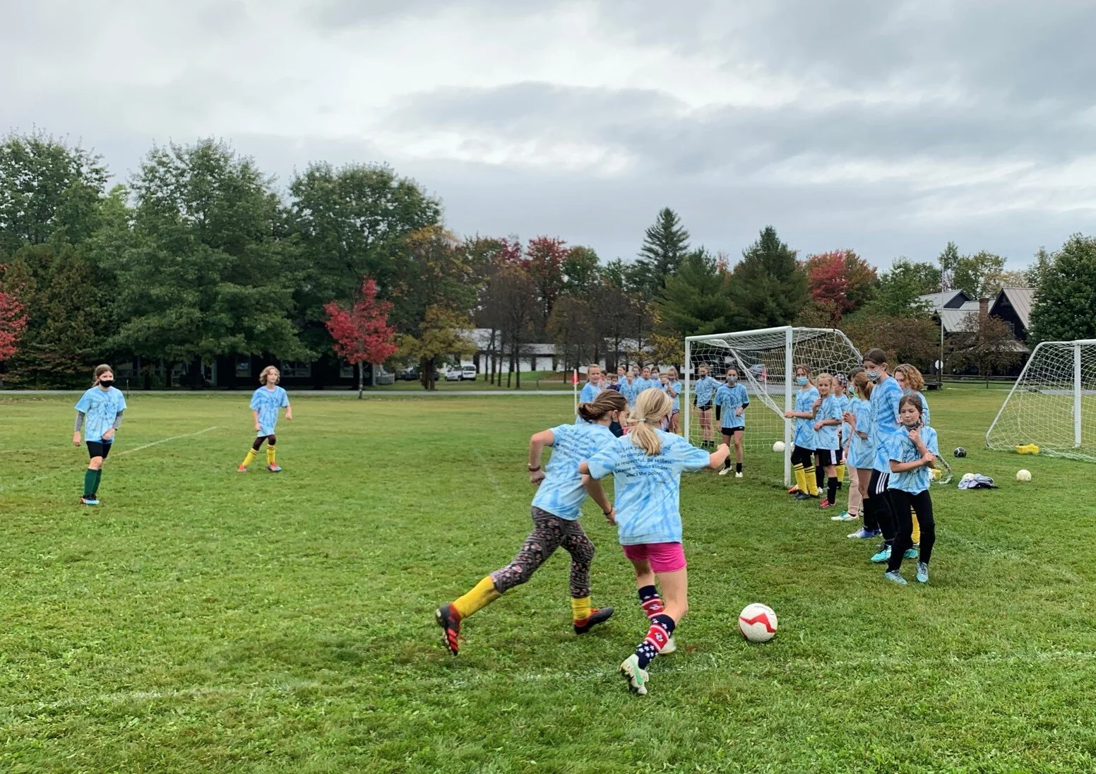   Drills and games work on skills. Photo by Lisa Scagliotti  