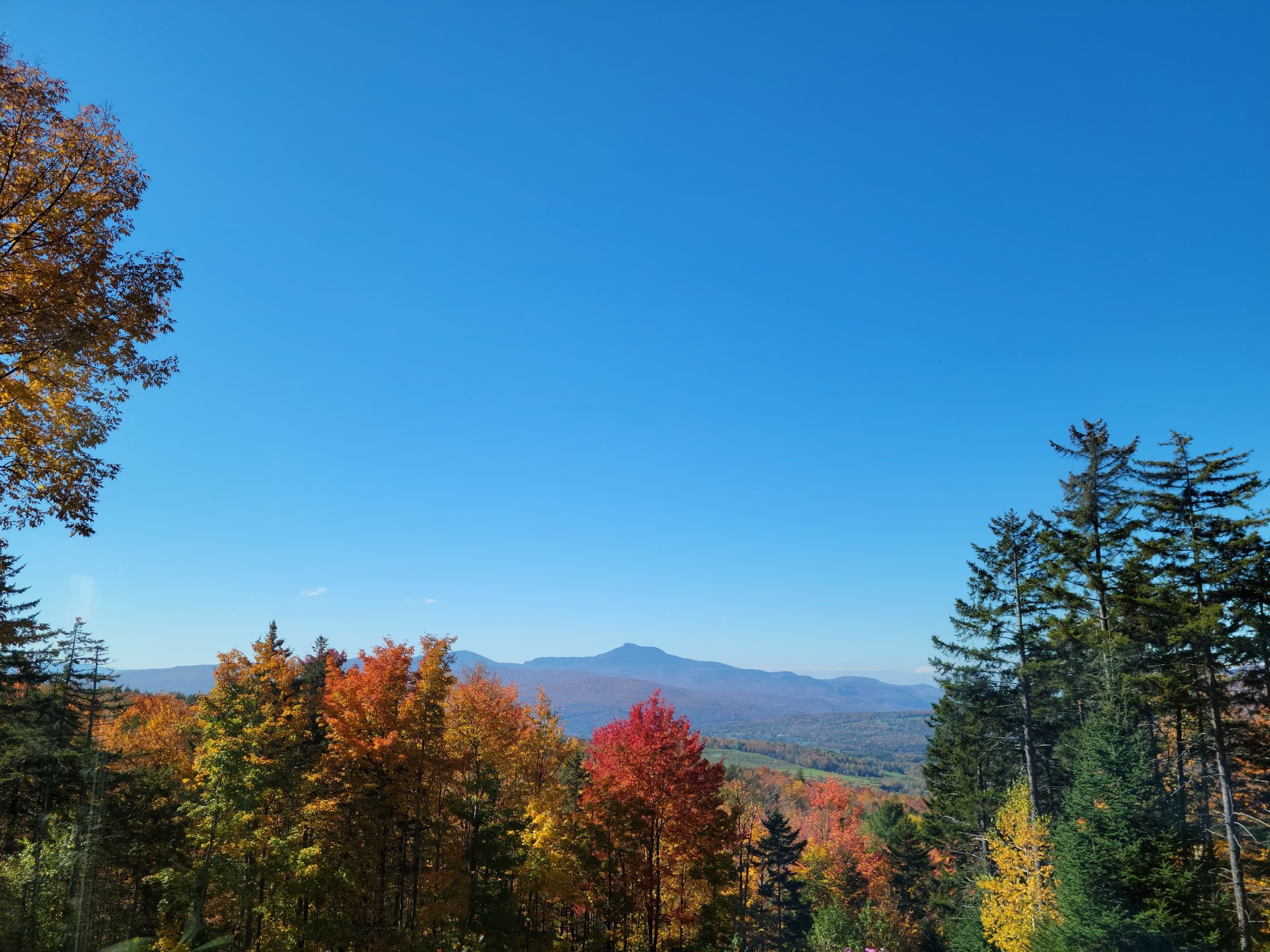  Crystal clear looking out towards Camel's Hump from Ring Road. Photo by Nicole Grenier 