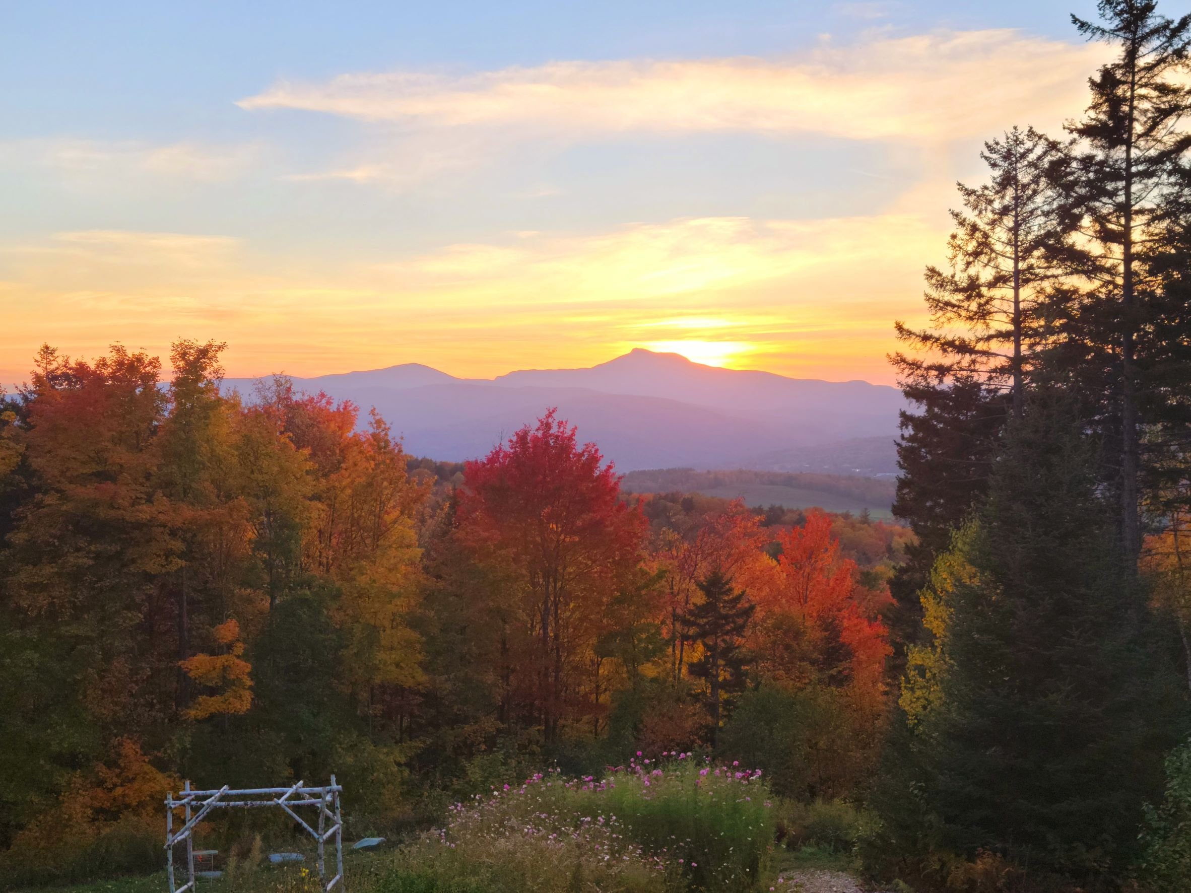  Crystal clear looking out towards Camel's Hump from Ring Road. Photo by Nicole Grenier 