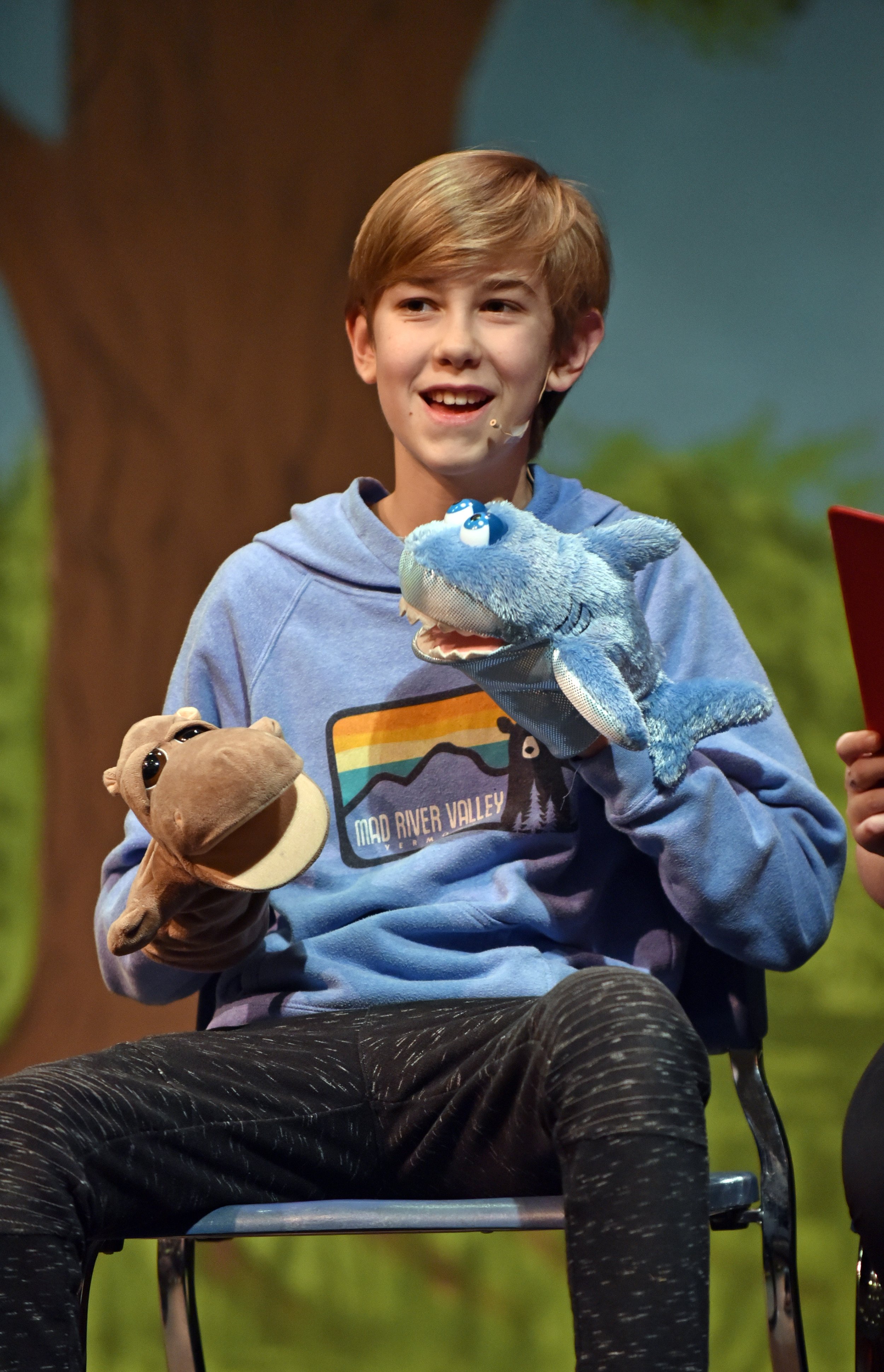  Tarin Askew is one of the middle school cast members in the production. Photo by Gordon Miller 