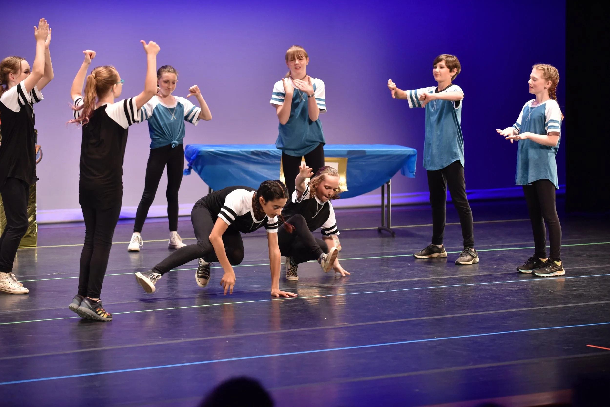  Hip Hop 3 gets into a “Family Feud.” Photo by Gordon Miller 