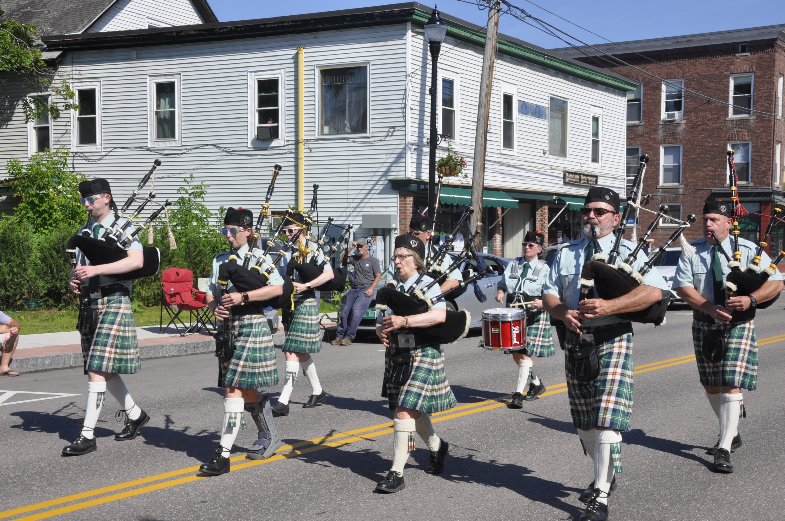  The St. Andrews Pipe Band is a regular in the NQID parade. Photo by Lisa Scagliotti 