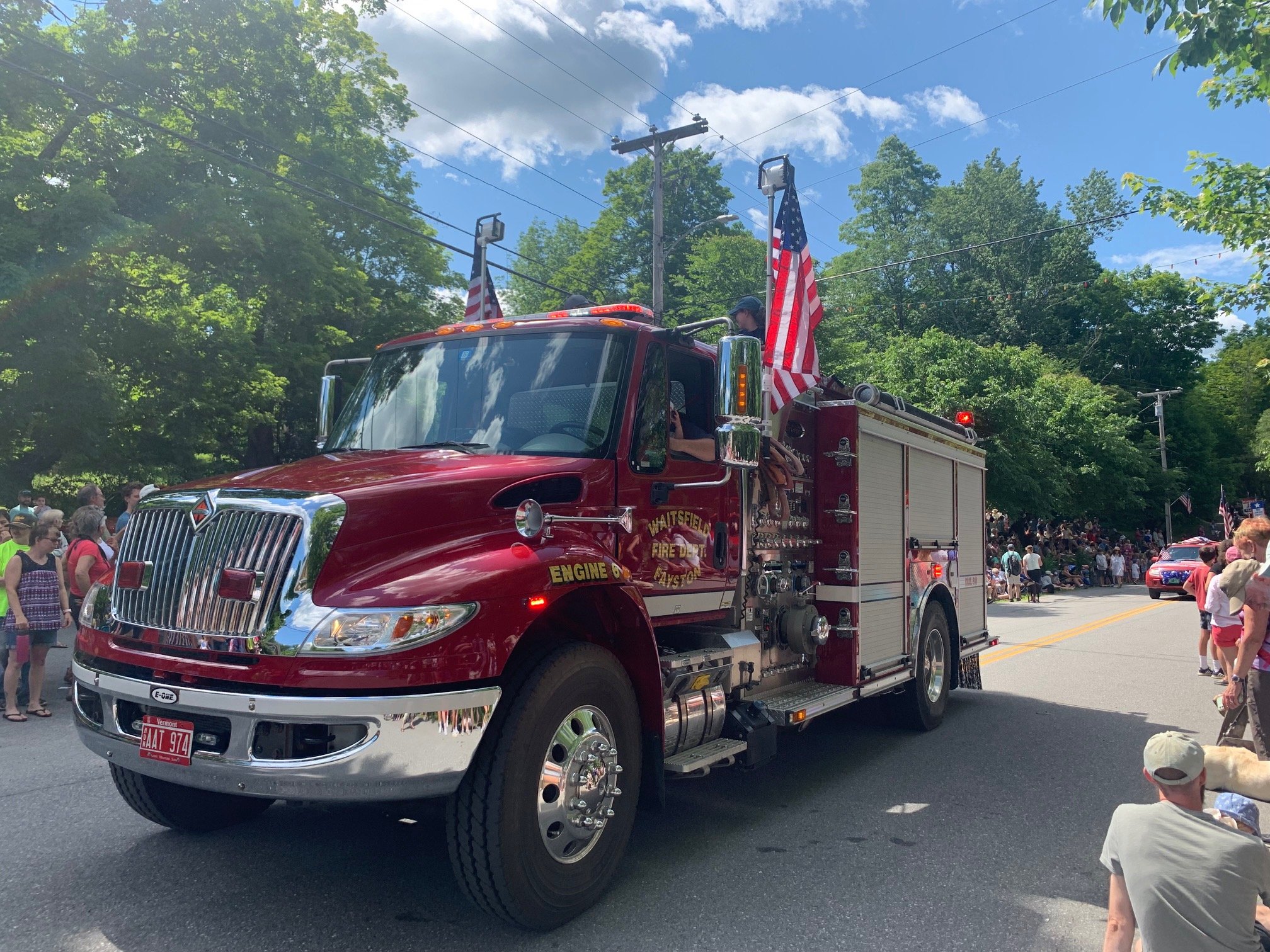  Waitsfield Fire Department represented. 