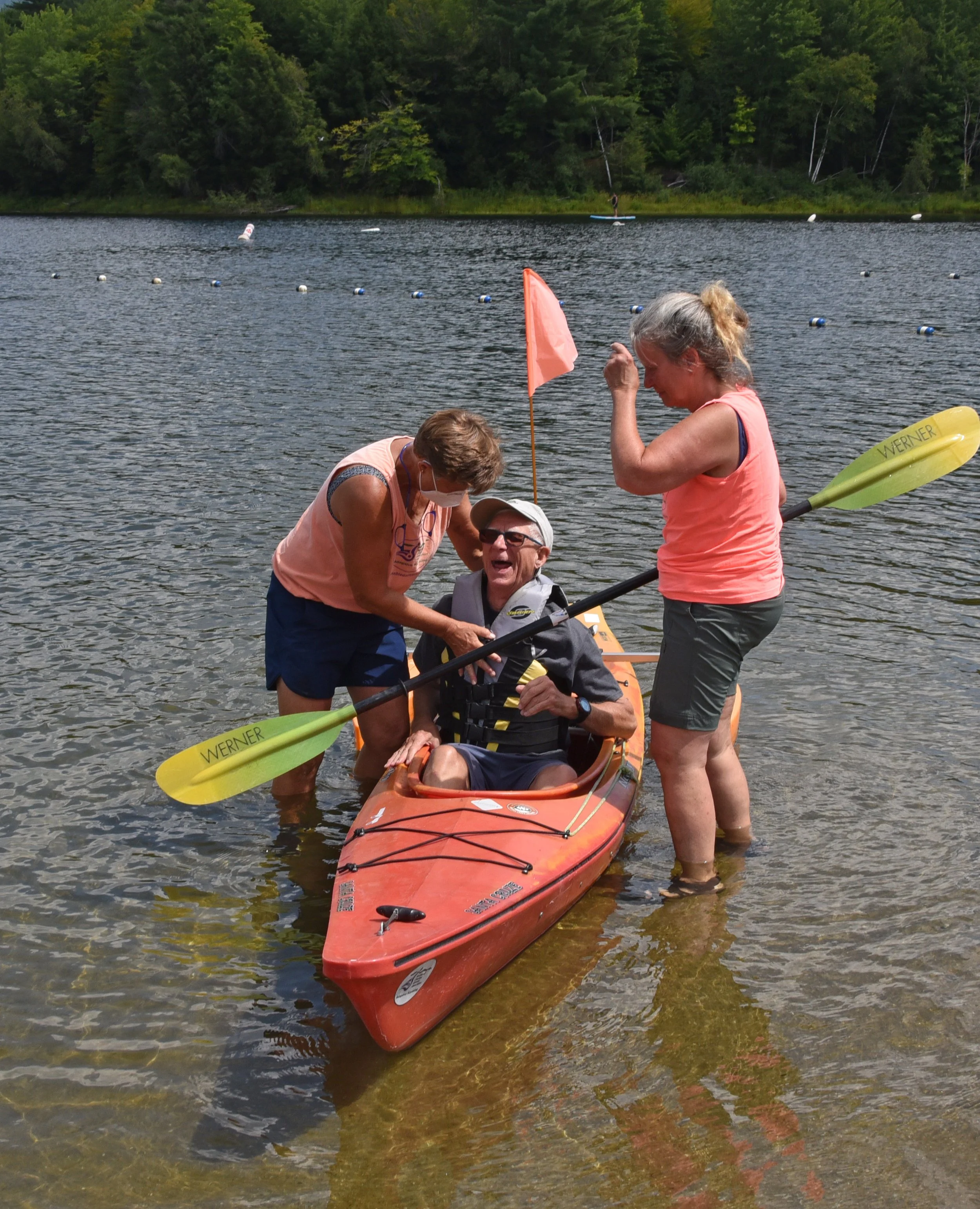 Adaptive kayaking at Waterbury Center State Park — Waterbury Roundabout