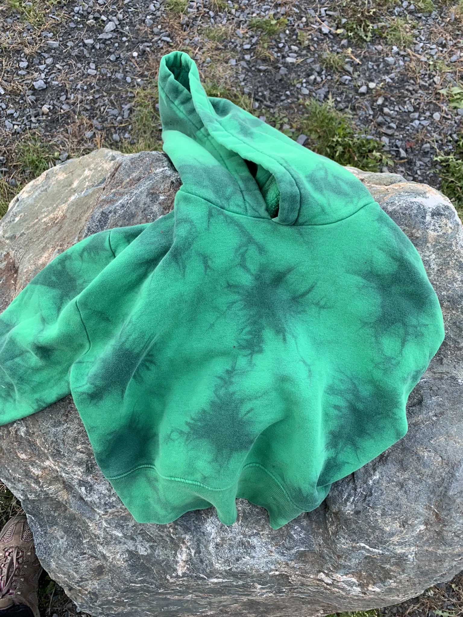  Another lost/found item. Everything collected was placed in the cubby outside the shed in the parking lot at Mad River Park. 