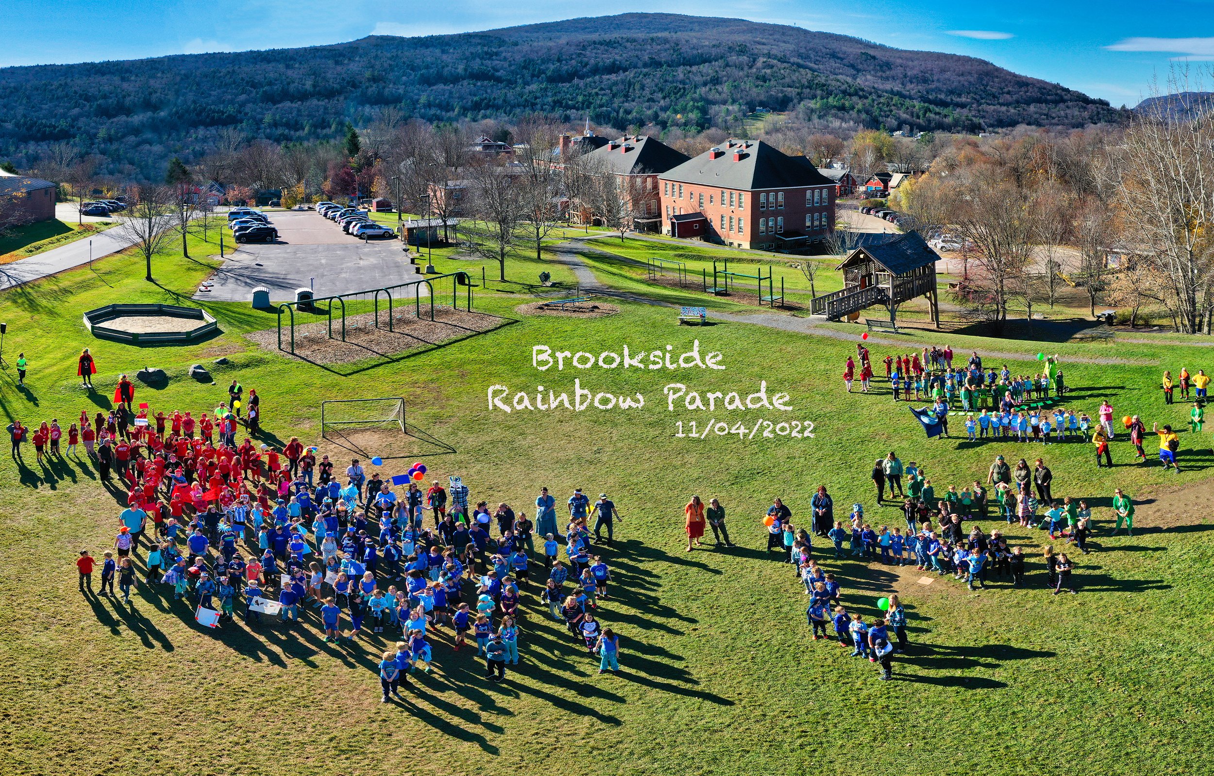 Brookside celebrates good behavior with a ‘rainbow parade’ — Waterbury