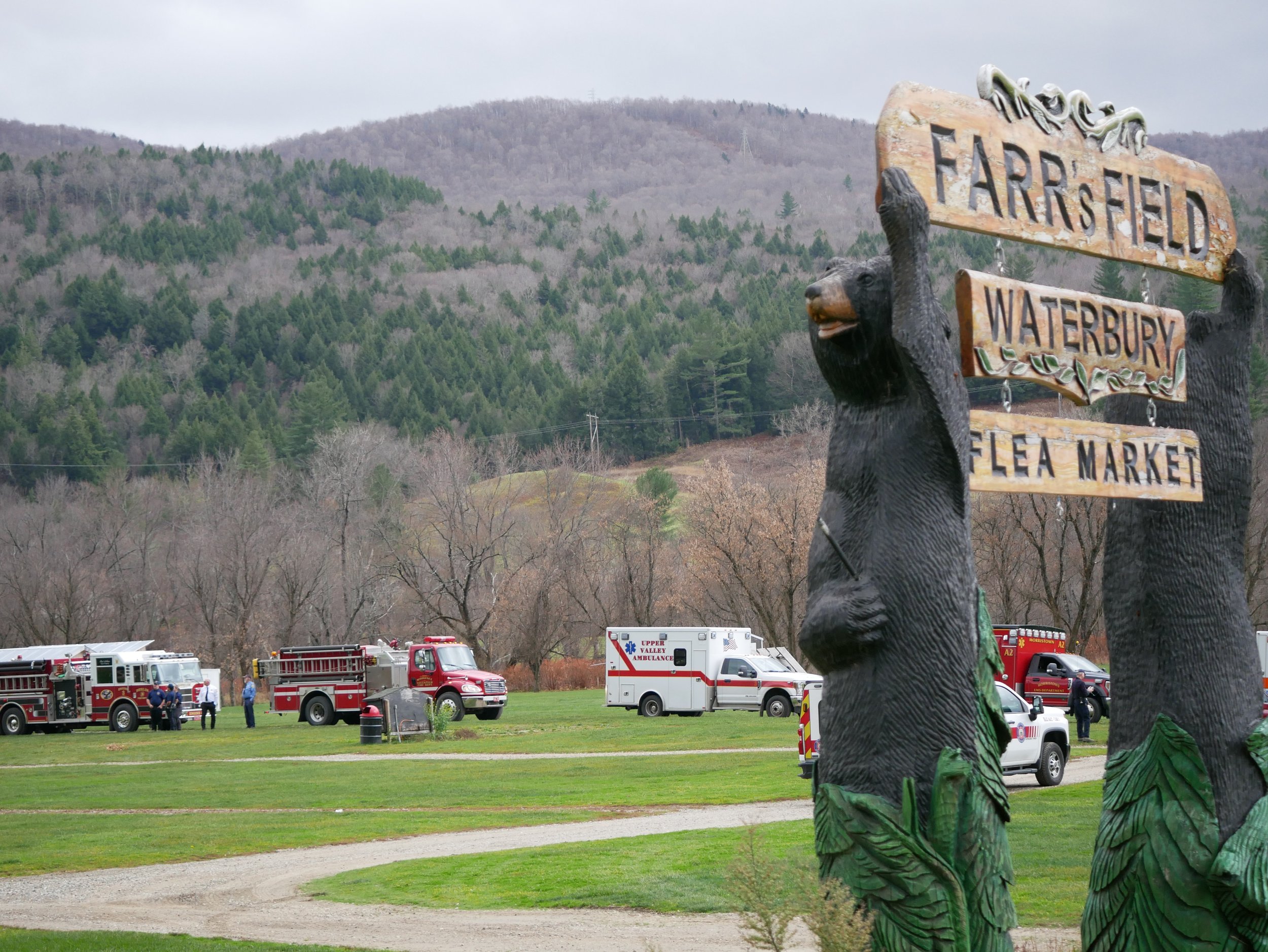  The procession lines up at Farr’s Field. Photo by Laura Hardie 