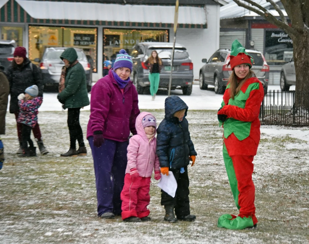   Waiting their turn to see Santa.&nbsp;Photo by Gordon Miller  