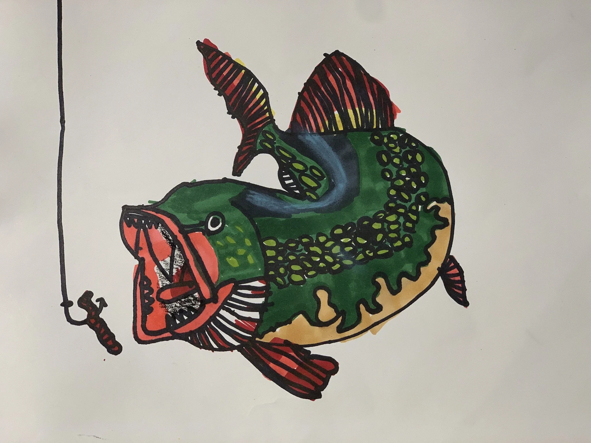  Northern pike by Raine Chaleff, 2nd place K-3 