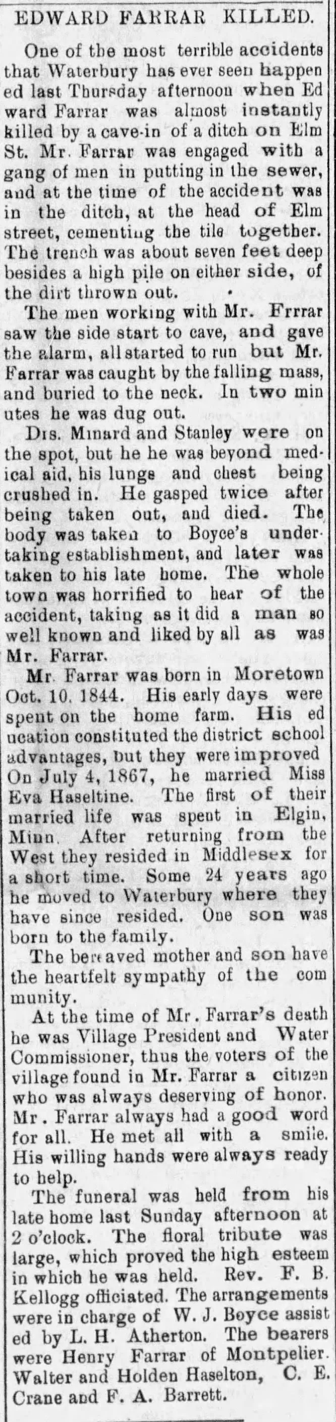 Waterbury Record Oct. 18, 1904