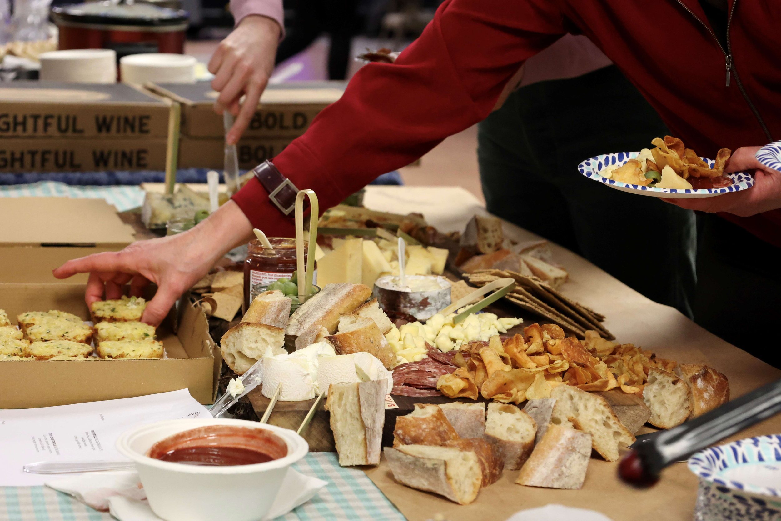  Local restaurants contributed food to the event. Photo by Catherine Morrissey 