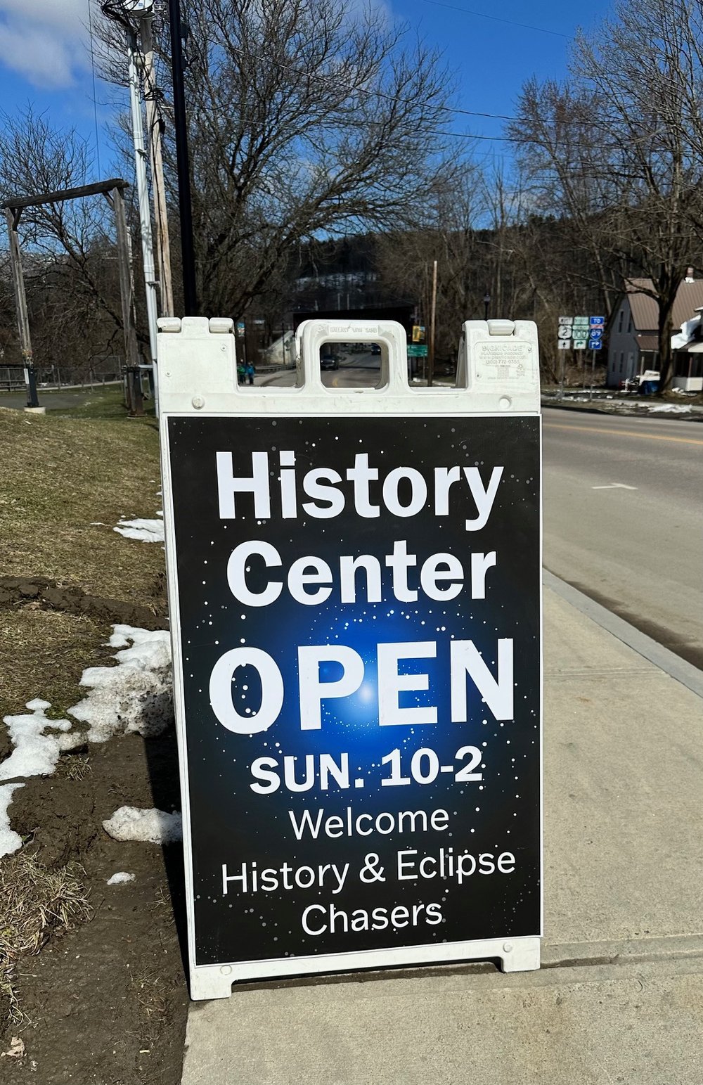   Sunday was a busy day in town with many spots open for visitors including the Waterbury History Center. Photo by Cheryl Casey  