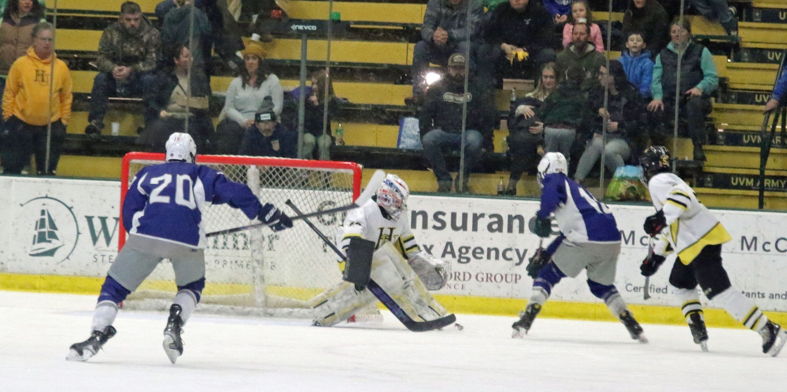  Andrew Achilles positions for a save. Photo by Brian Larrabee 