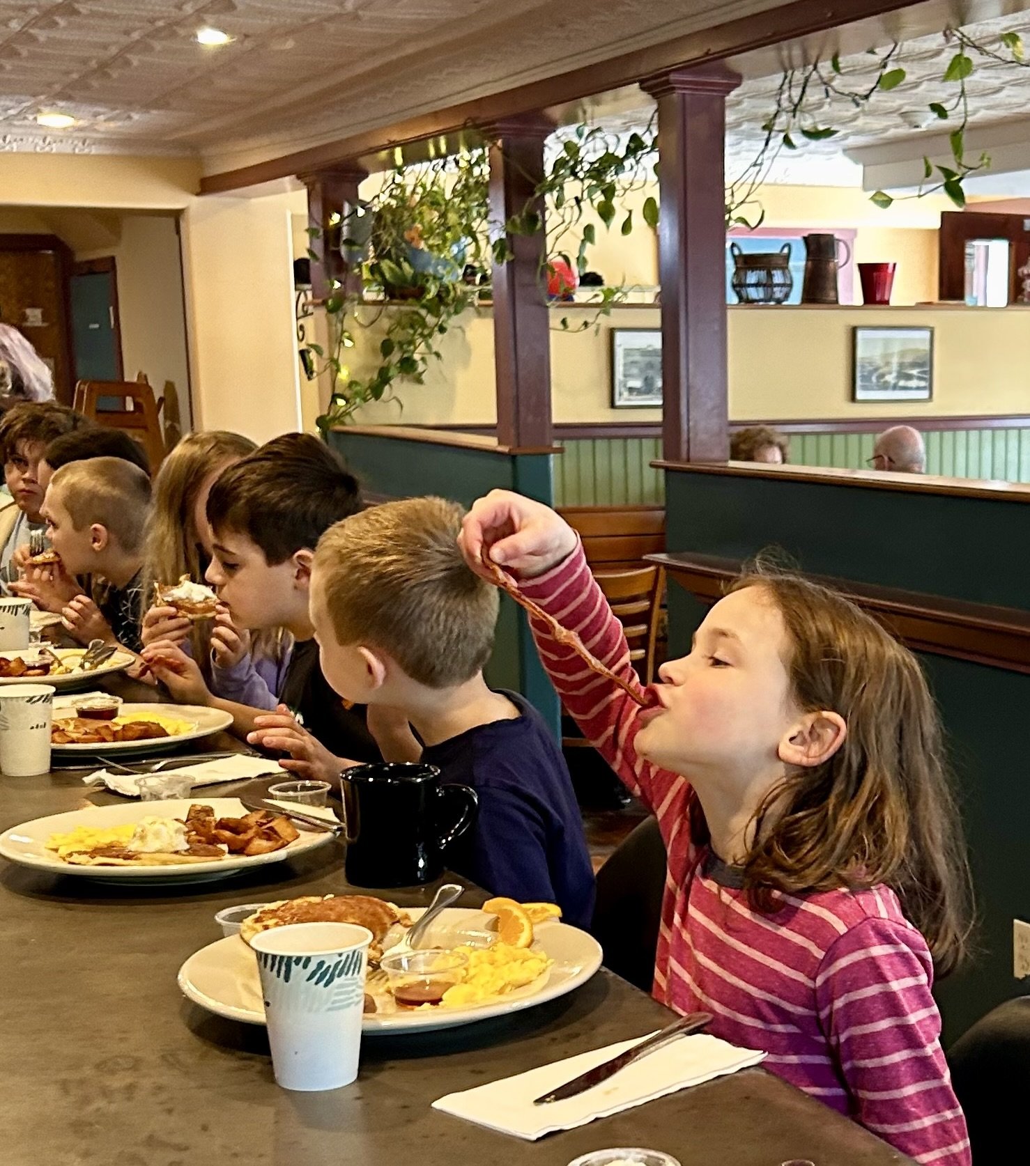 The First Grade Special offers a kid-sized sampling of Maxi's breakfast. Photo by Amy Bryant