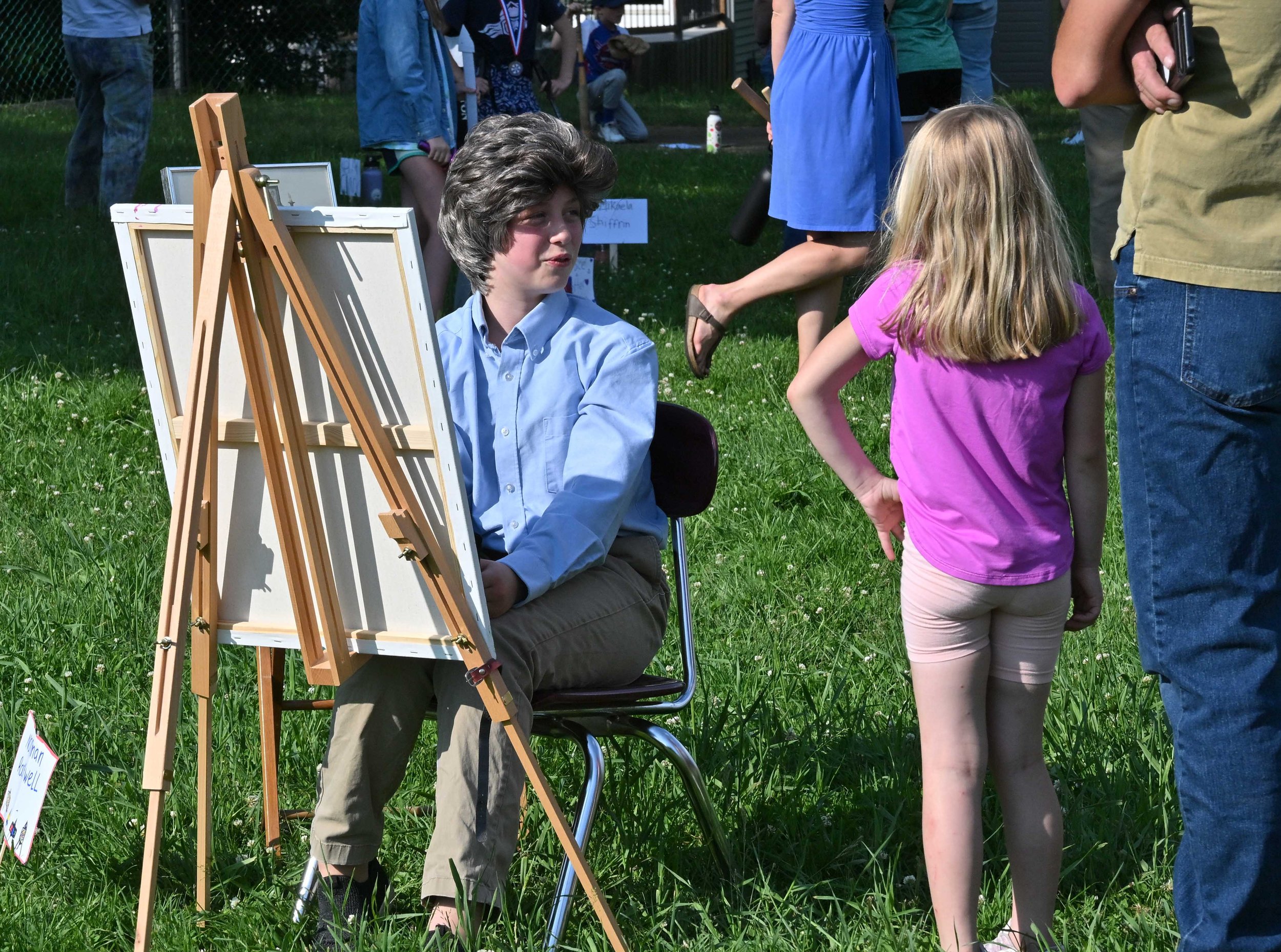 Fourth graders bring history to life at Brookside Primary School