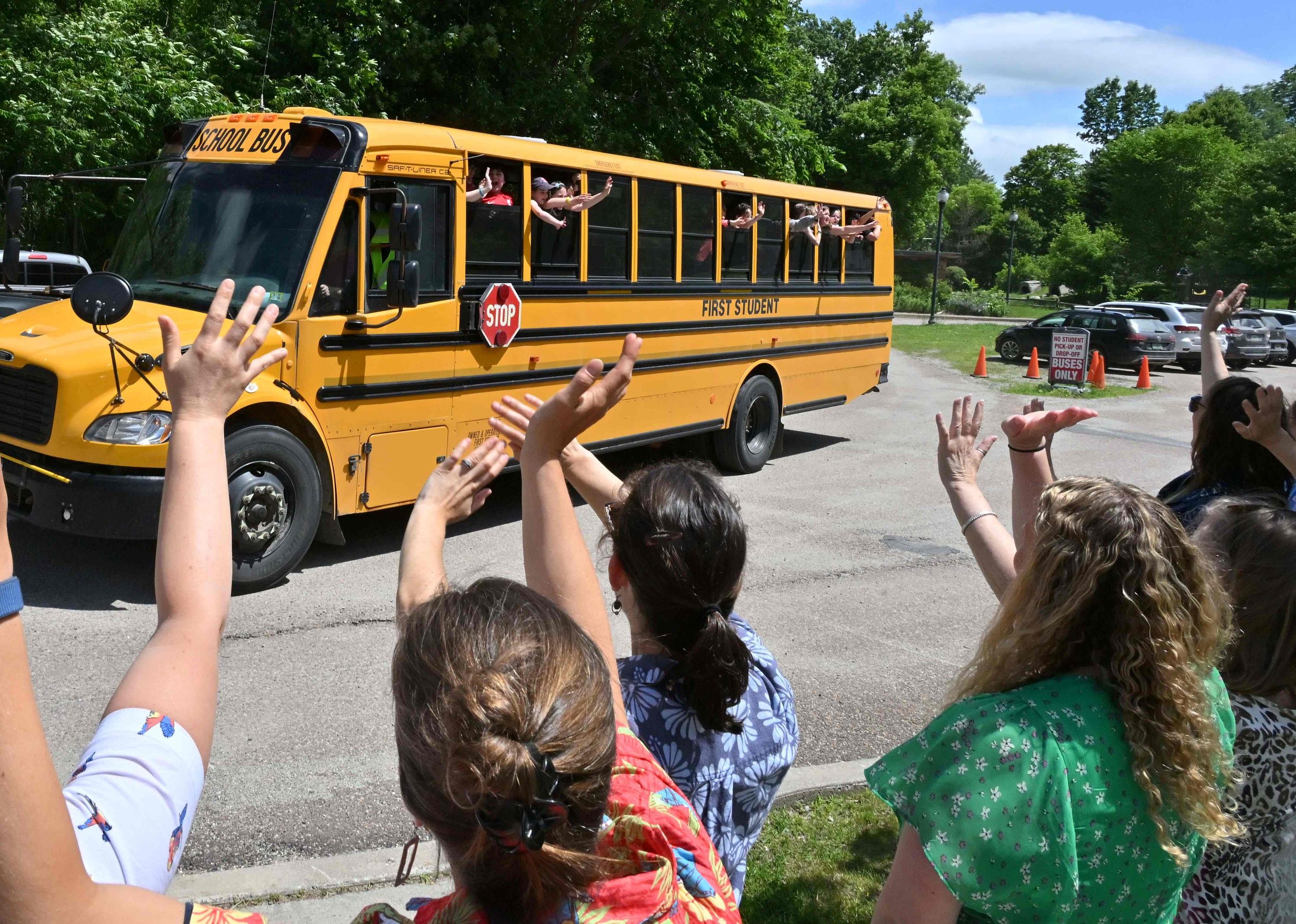 A fond farewell at Brookside Primary