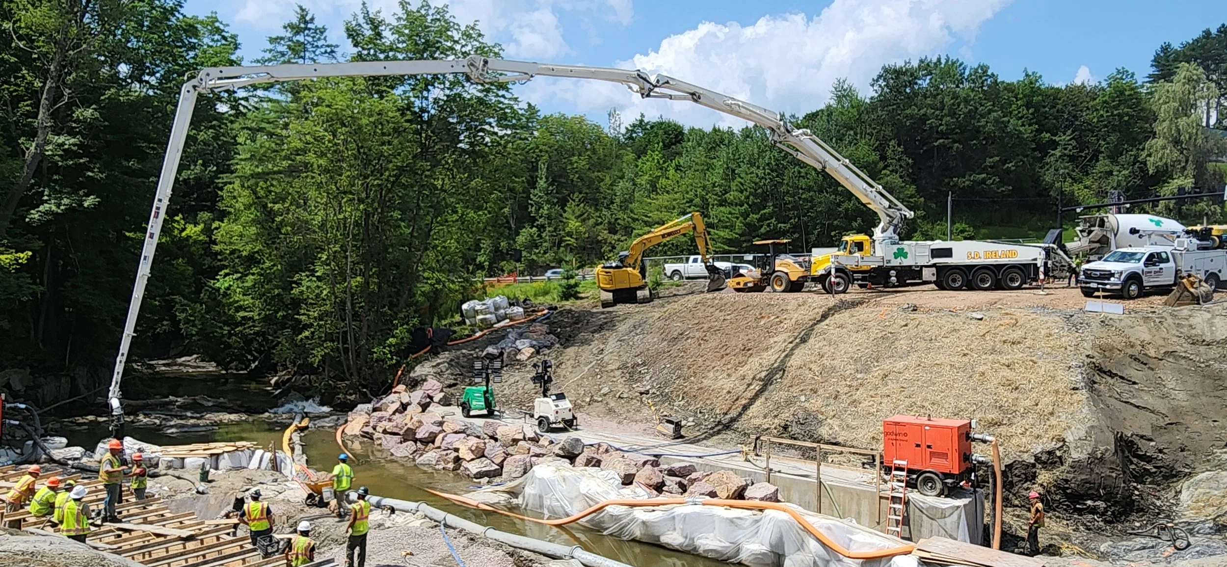 Stowe Street bridge project adds night work, adjusts reopening date