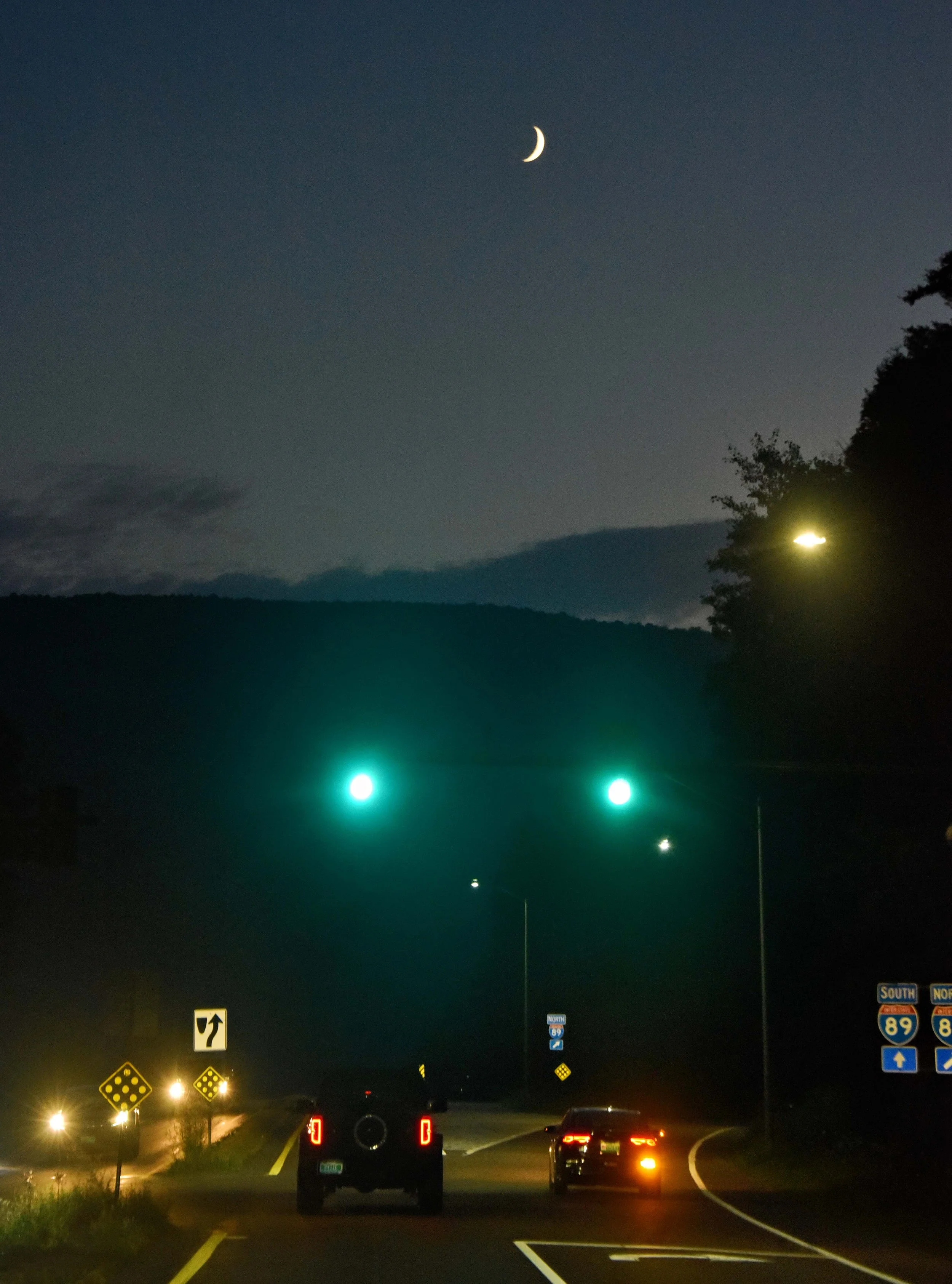  Moon over Rt. 100. Photo by Gordon Miller 