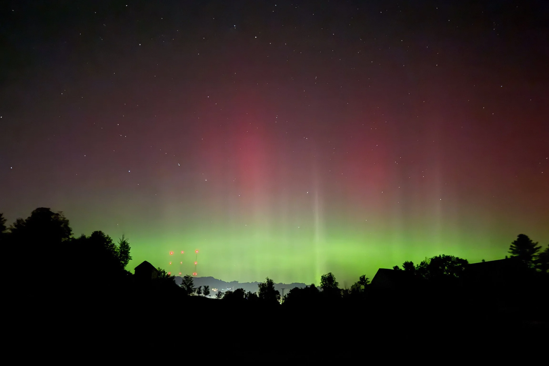   Mike Ellis shot this view toward Blush Hill from Carrie Lane in Waterbury Commons.  