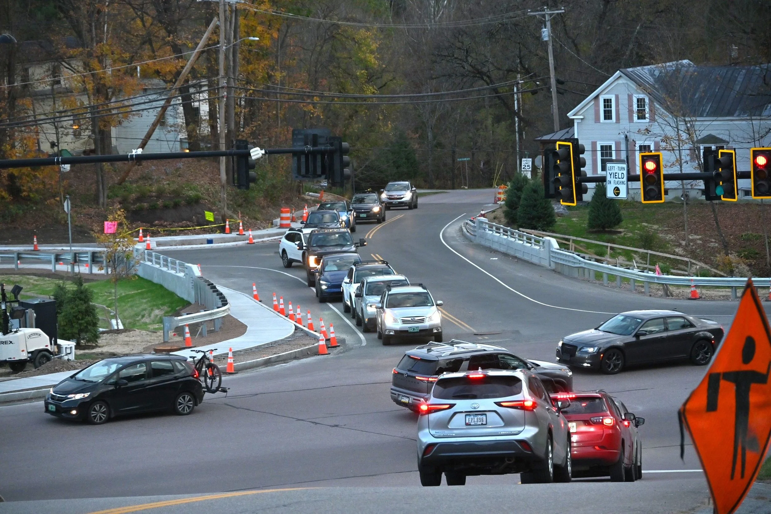  View of the new bridge from Blush Hill Road. Photo by Gordon Miller  