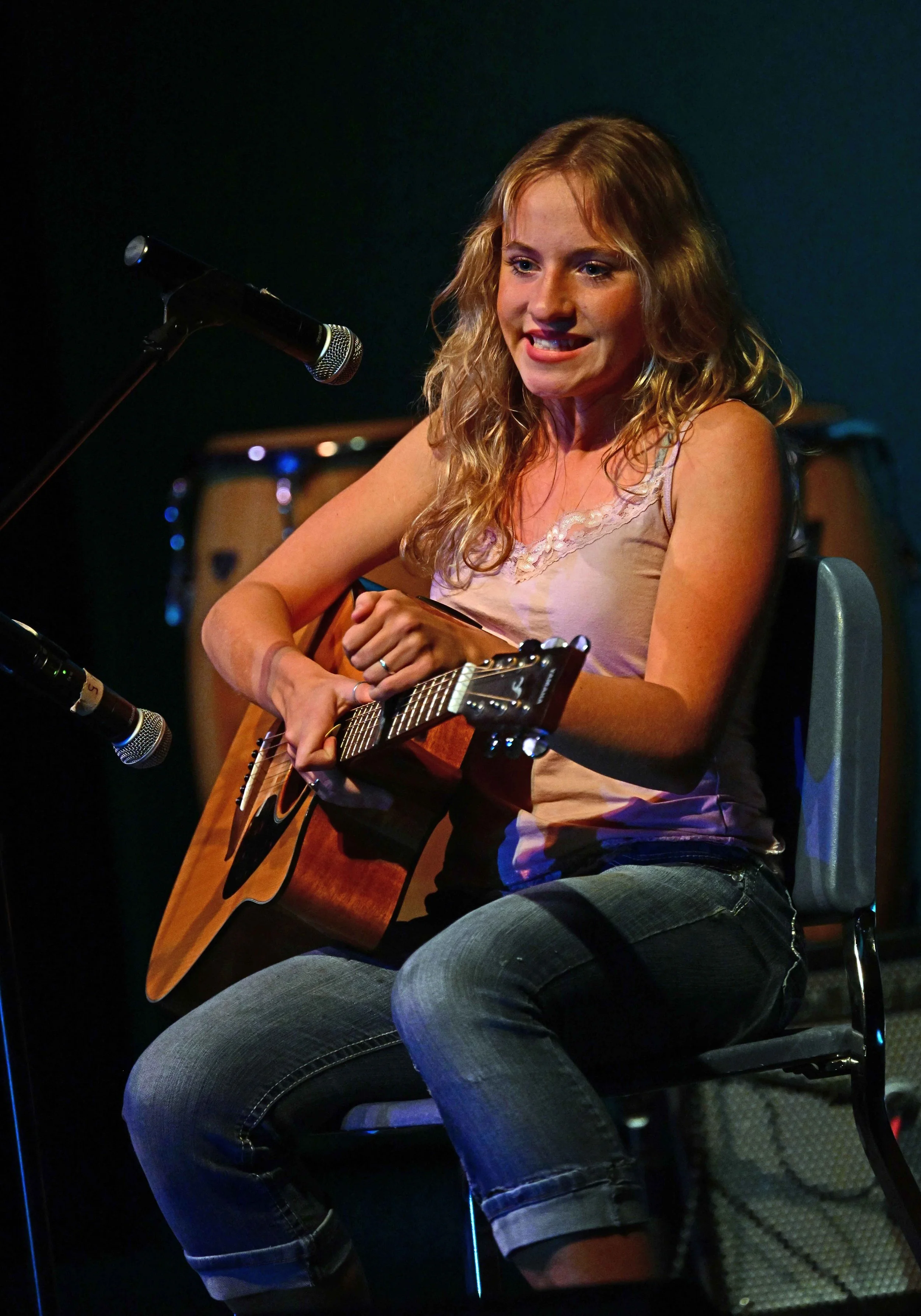  Mollie Mislak from U-32 performs. Photo by Gordon Miller 