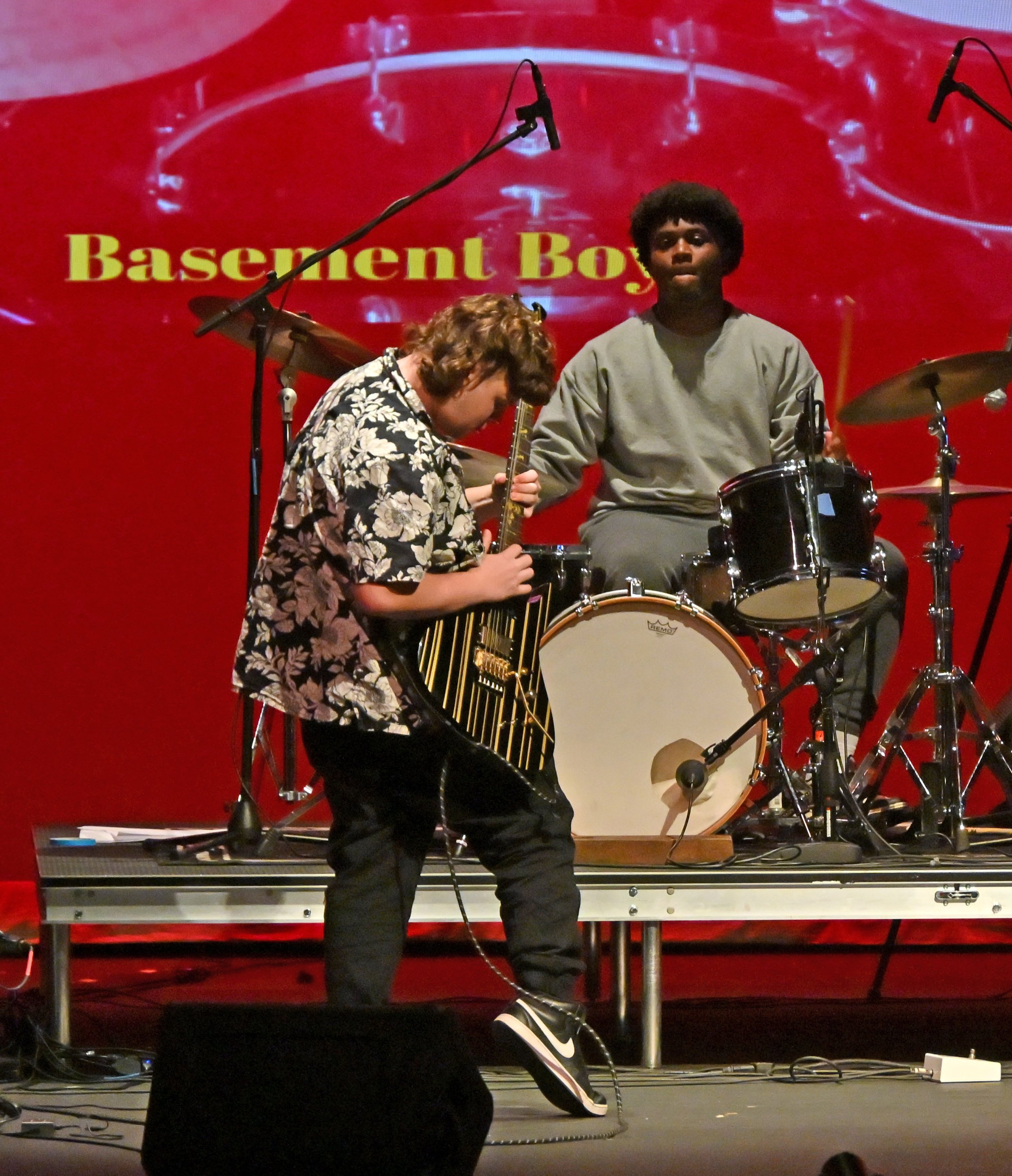  Basement Boys came from Winooski High School to compete. Photo by Gordon Miller 