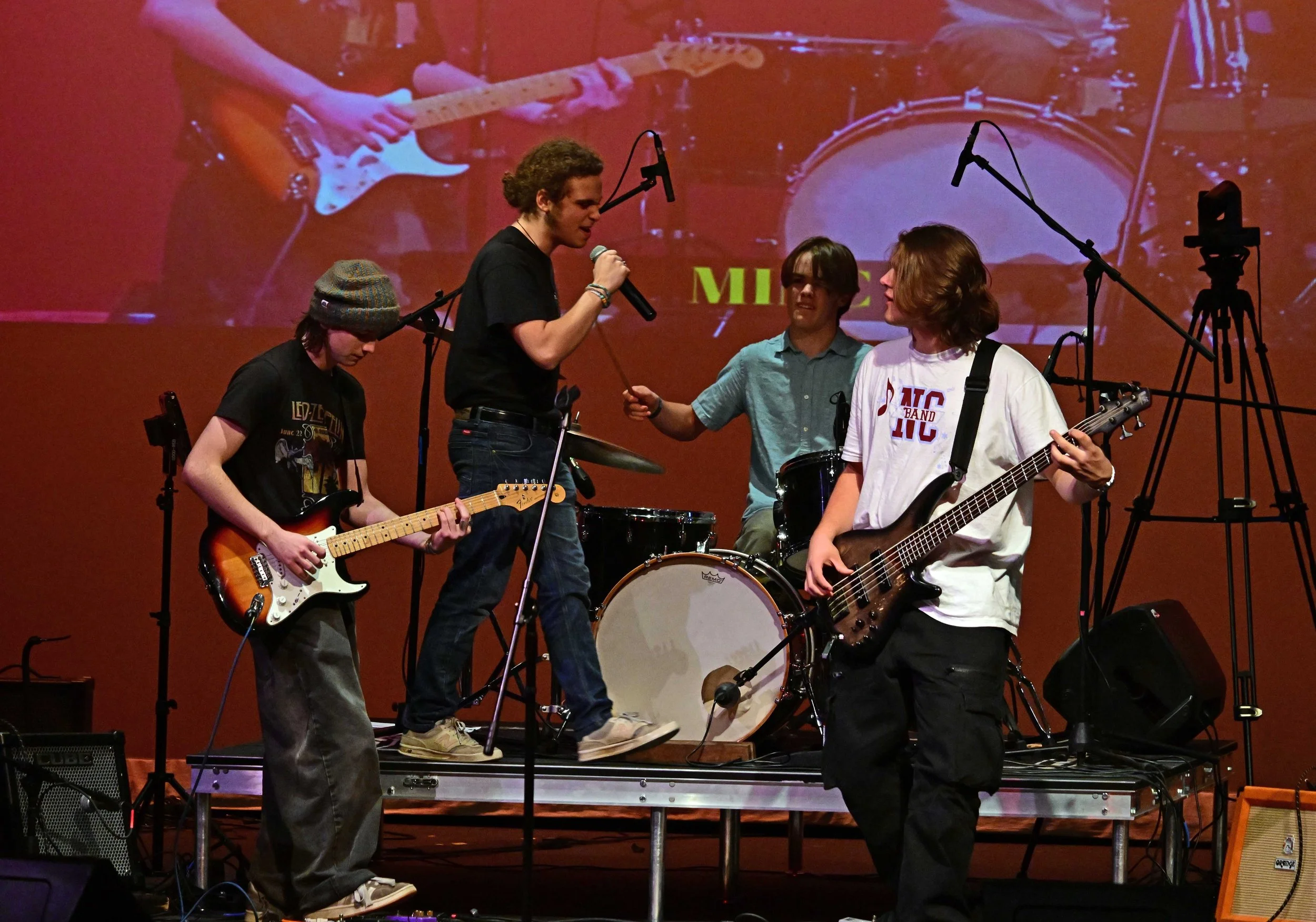  MINC boasts members from Harwood, Woodstock, Montpelier and North Country high schools. Photo by Gordon Miller 