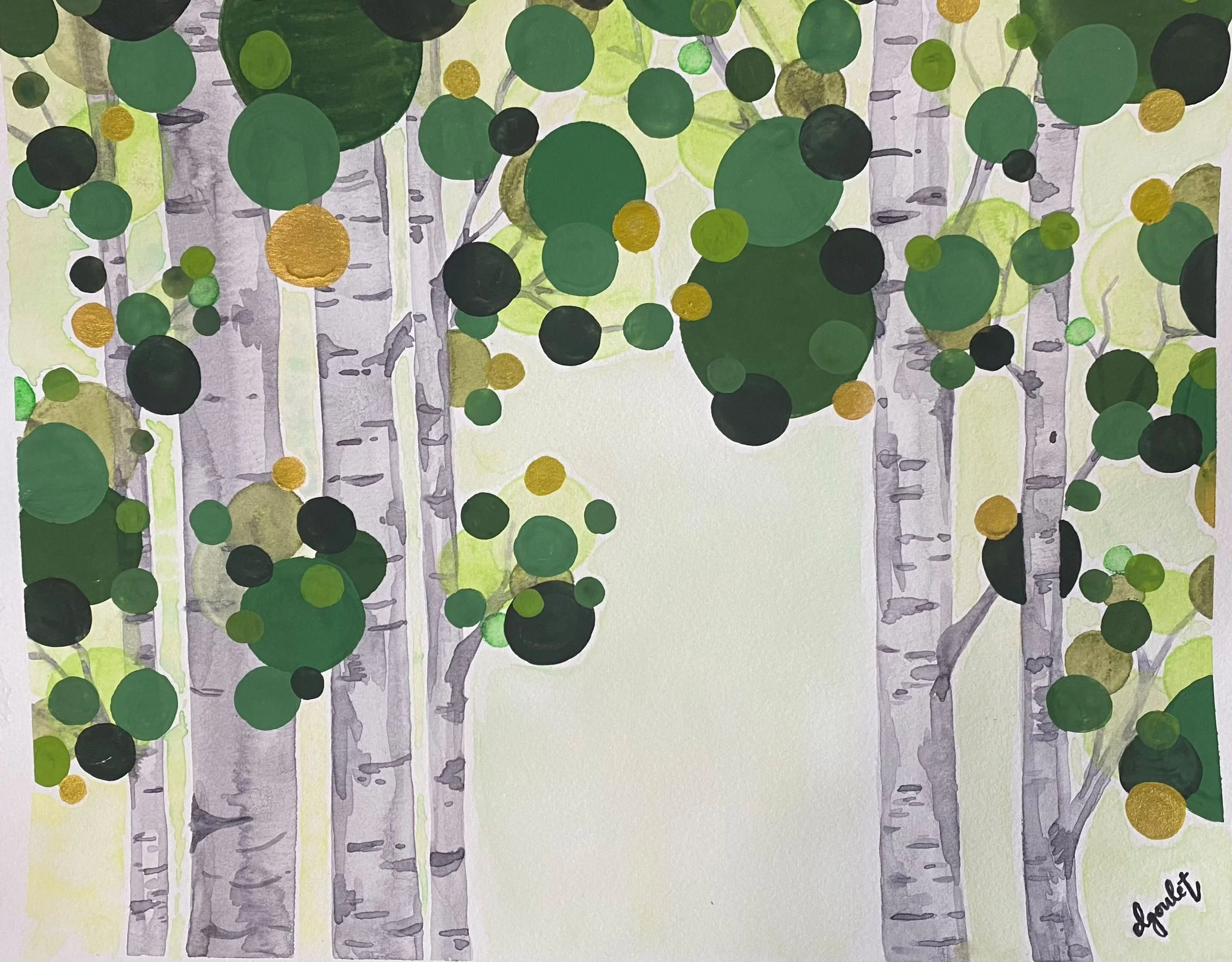  Birch Green by Dorothy Goulet 