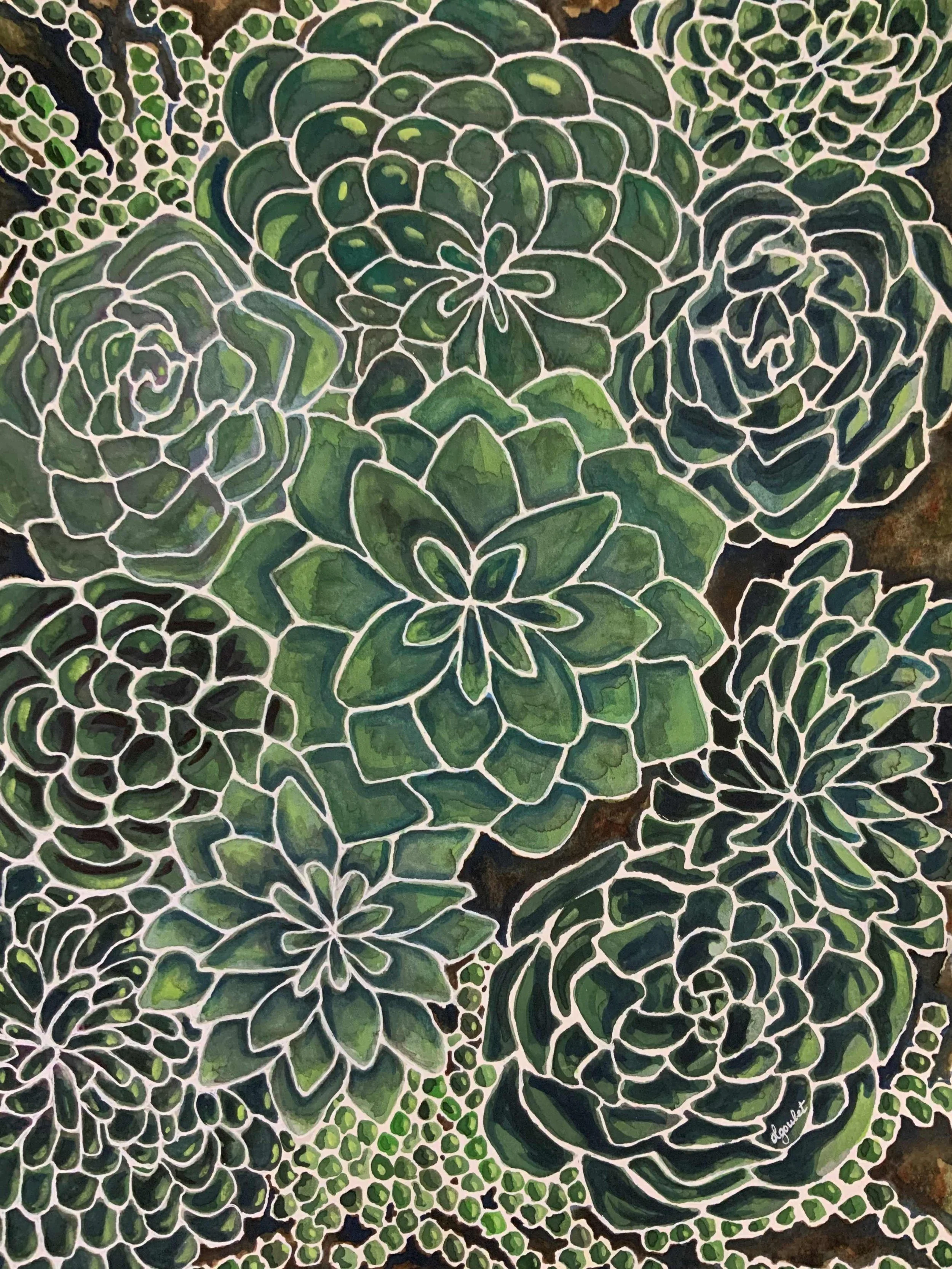  Fractal Cabbage by Dorothy Goulet 