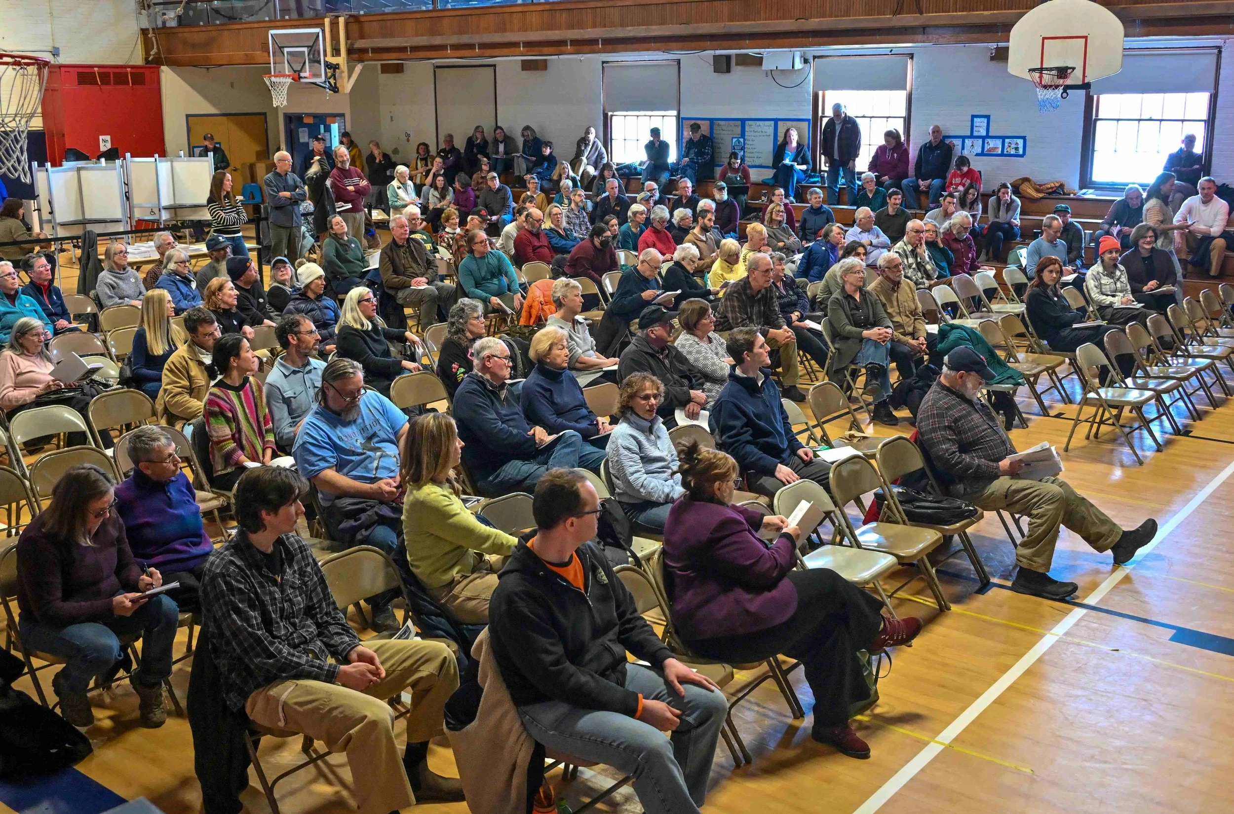 Over four hours, Waterbury voters pass a budget with raises for officials, a firetruck, and lowered property taxes