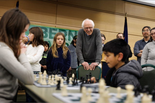   Photo courtesy Sen. Sanders' office  