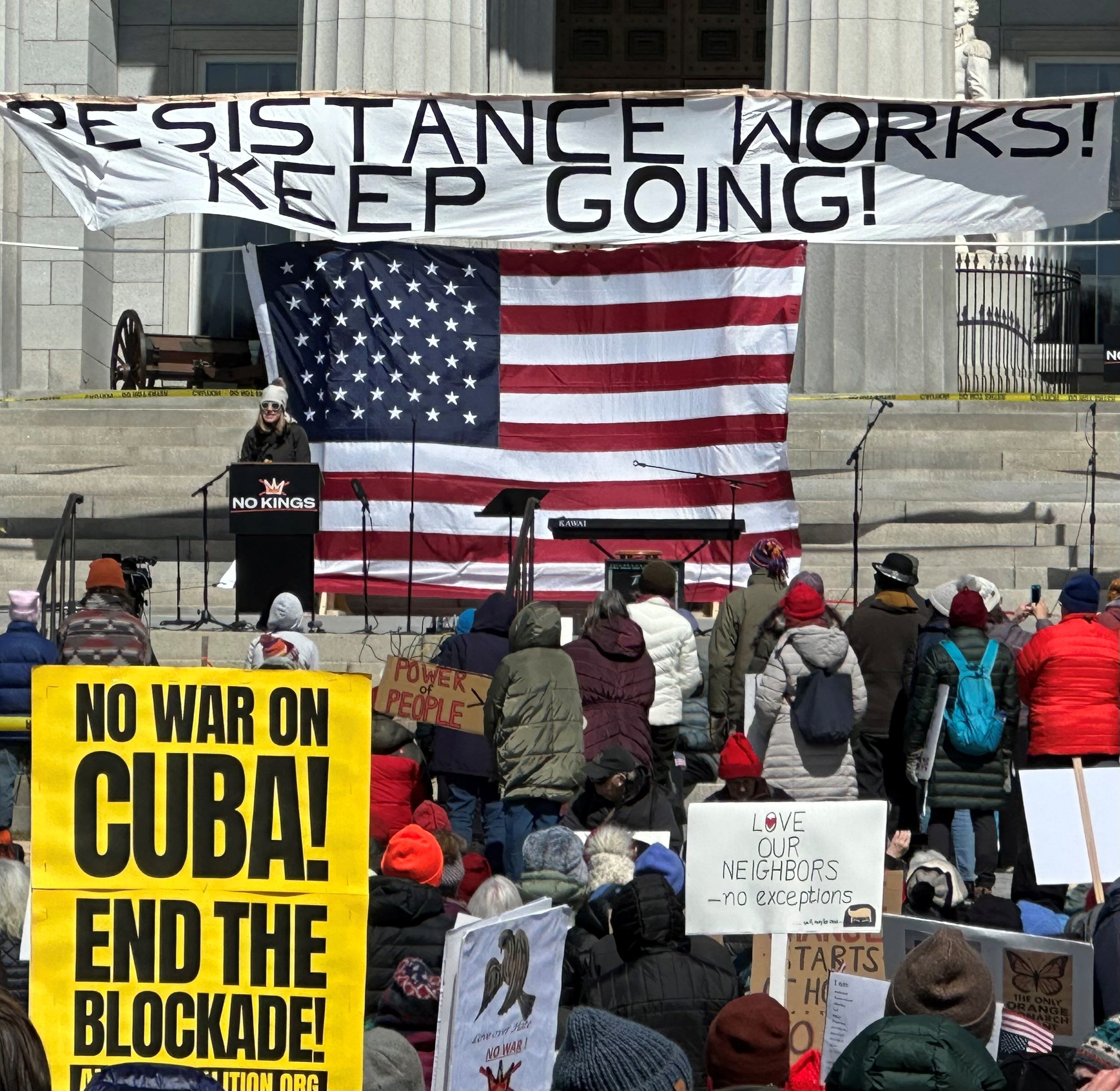  Vt. Attorney General Charity Clark speaks. Photo by Lisa Scagliotti 