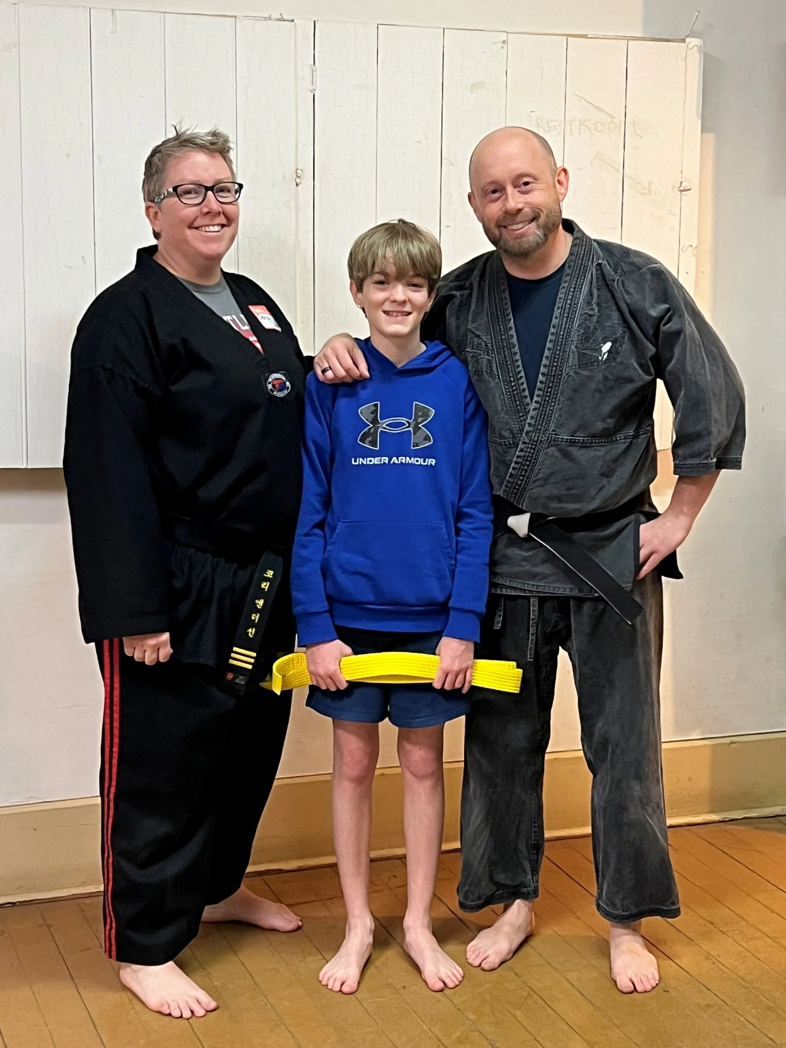 Duxbury youth earns yellow belt at Central Vermont Martial Arts