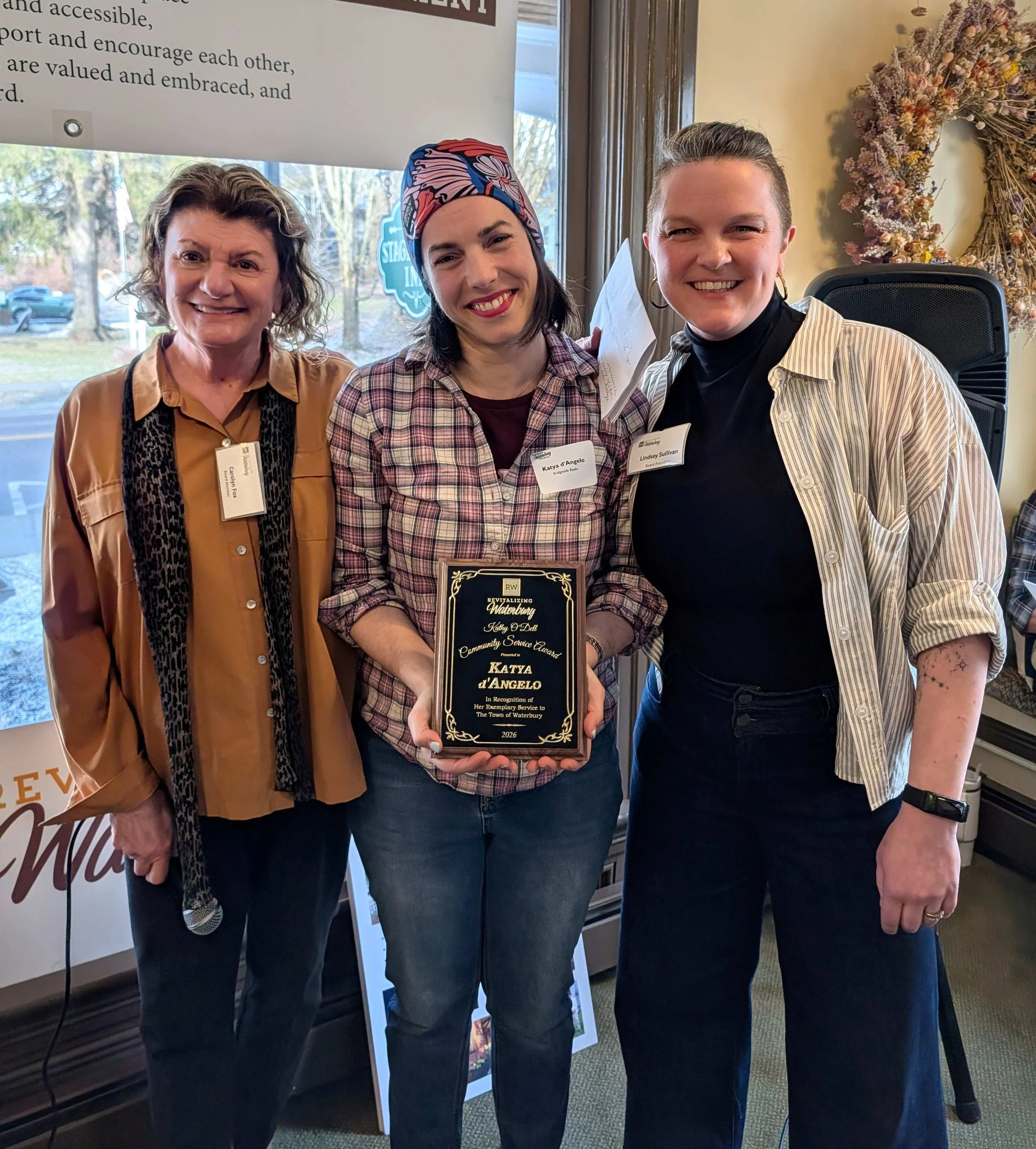 Name change in store for Revitalizing Waterbury; annual meeting honors Katya d’Angelo