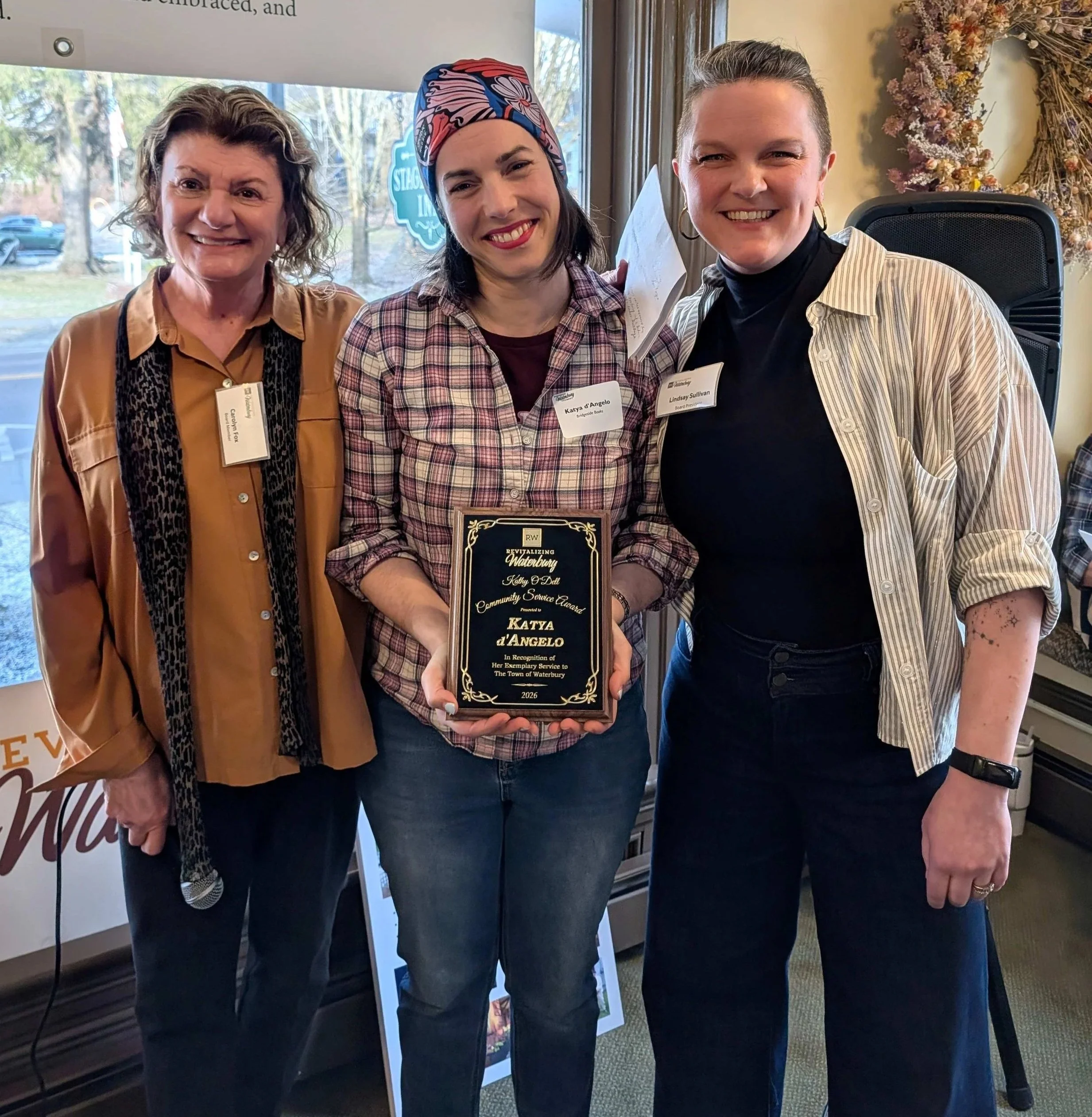 Name change in store for Revitalizing Waterbury; annual meeting honors Katya d’Angelo