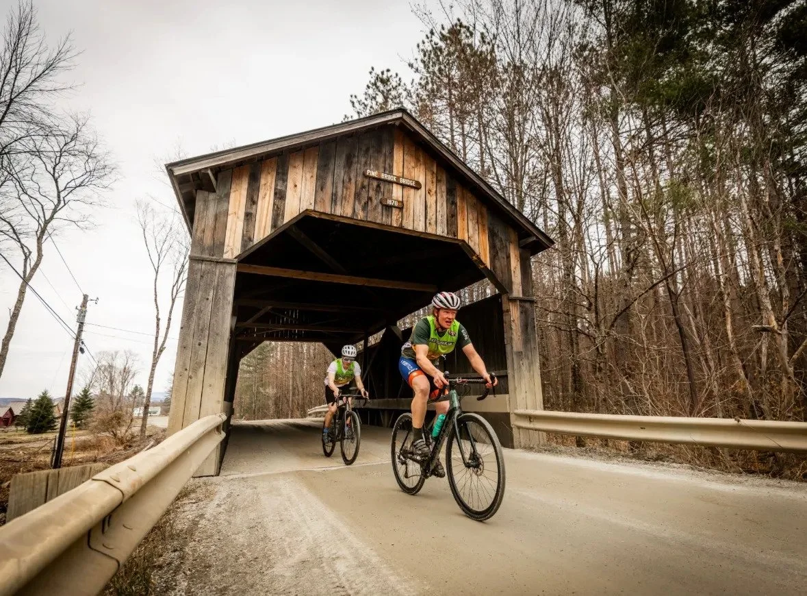 Snow and mud align for rare four sport “triathlon”