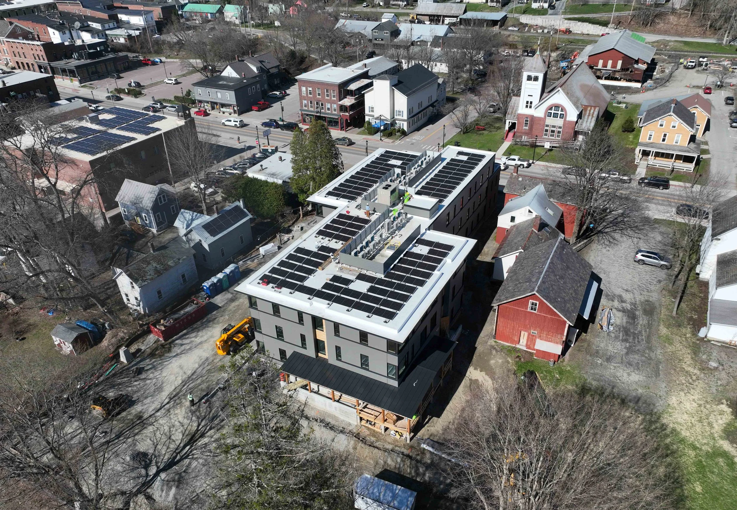  Parking will be to the rear of the new building. Photo by Gordon Miller  