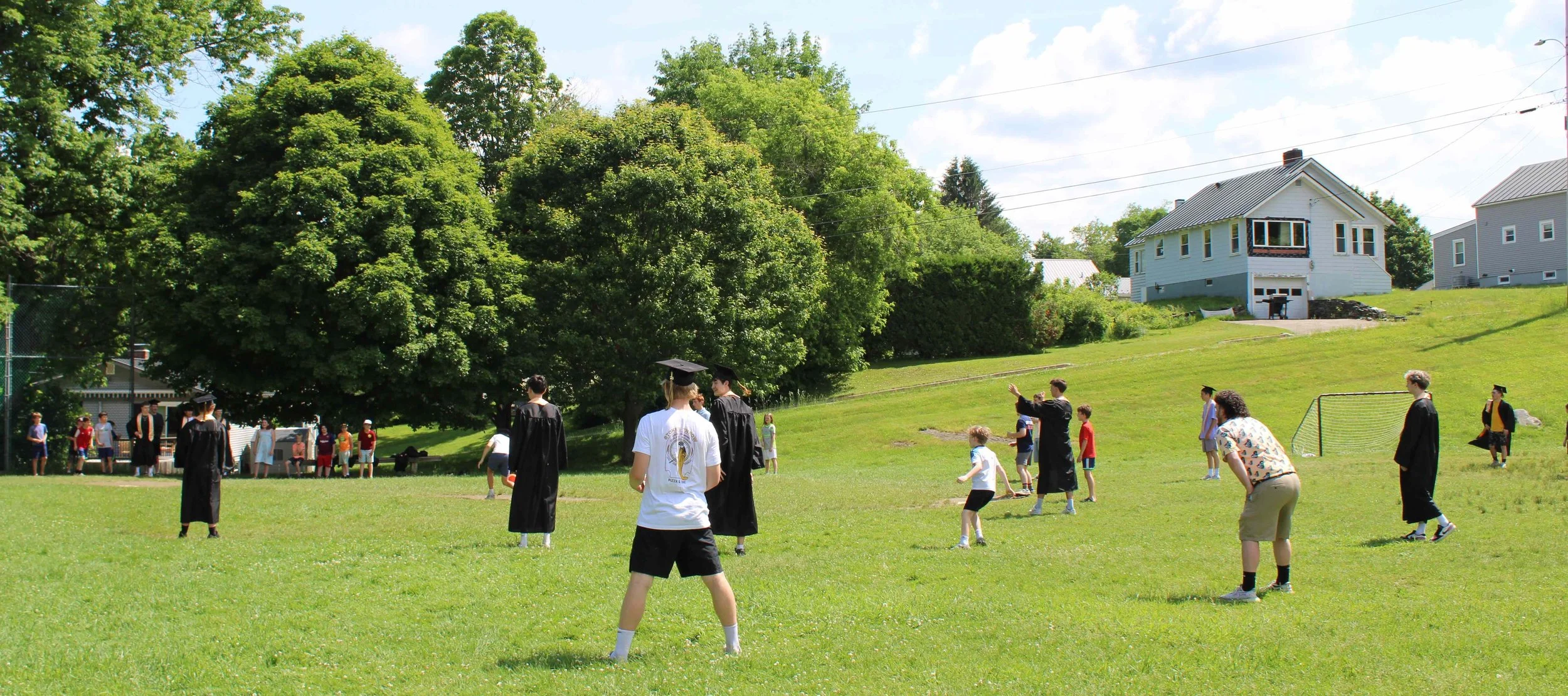  Brookside was one of five stops on the elementary school tour for the Harwood seniors. Photo courtesy of Harwood staff 