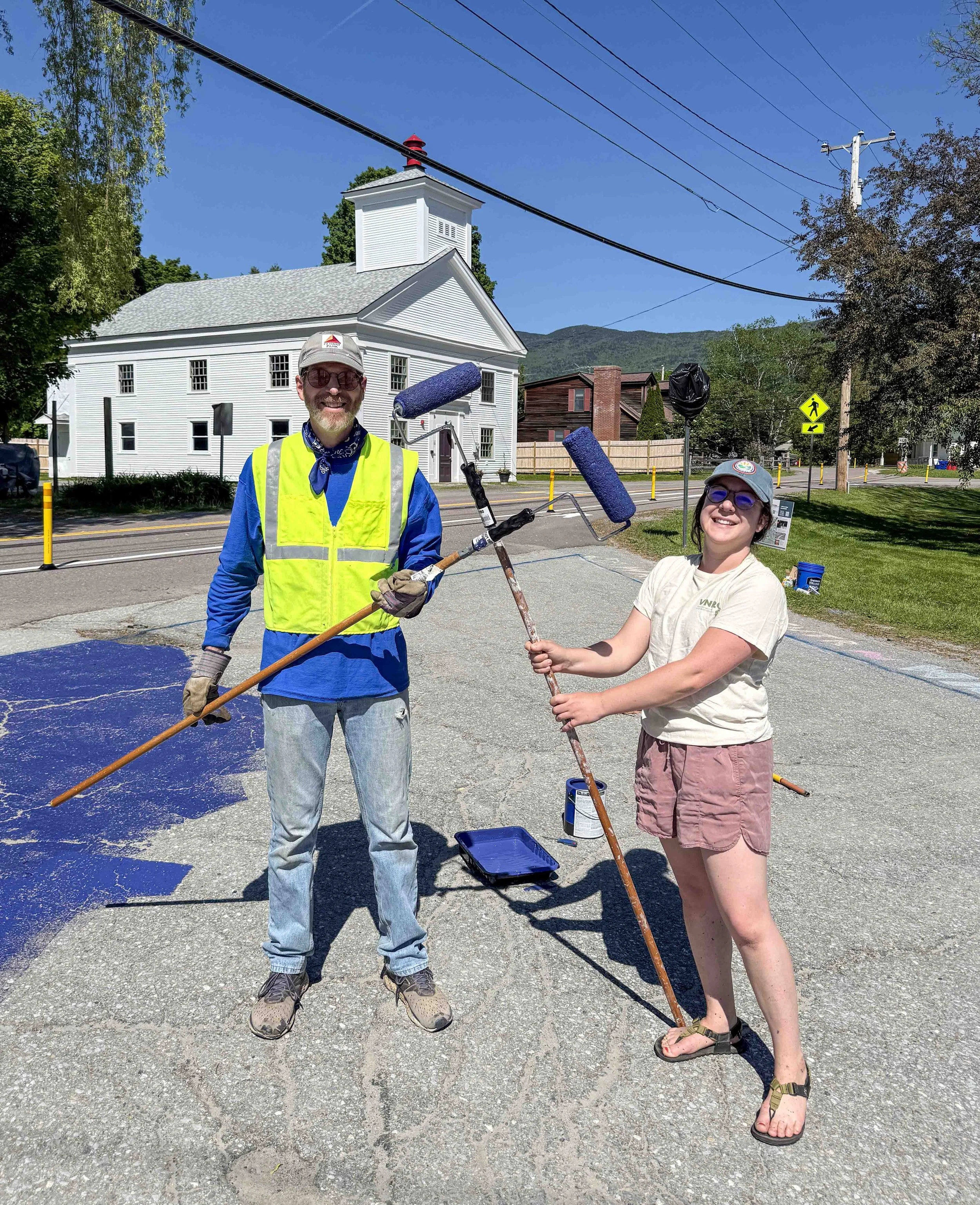 The state recognized Better Connections project leaders Duncan McDougall and Kati Gallagher for their efforts to coordinate the study and demonstration project. Photo by Gordon Miller 