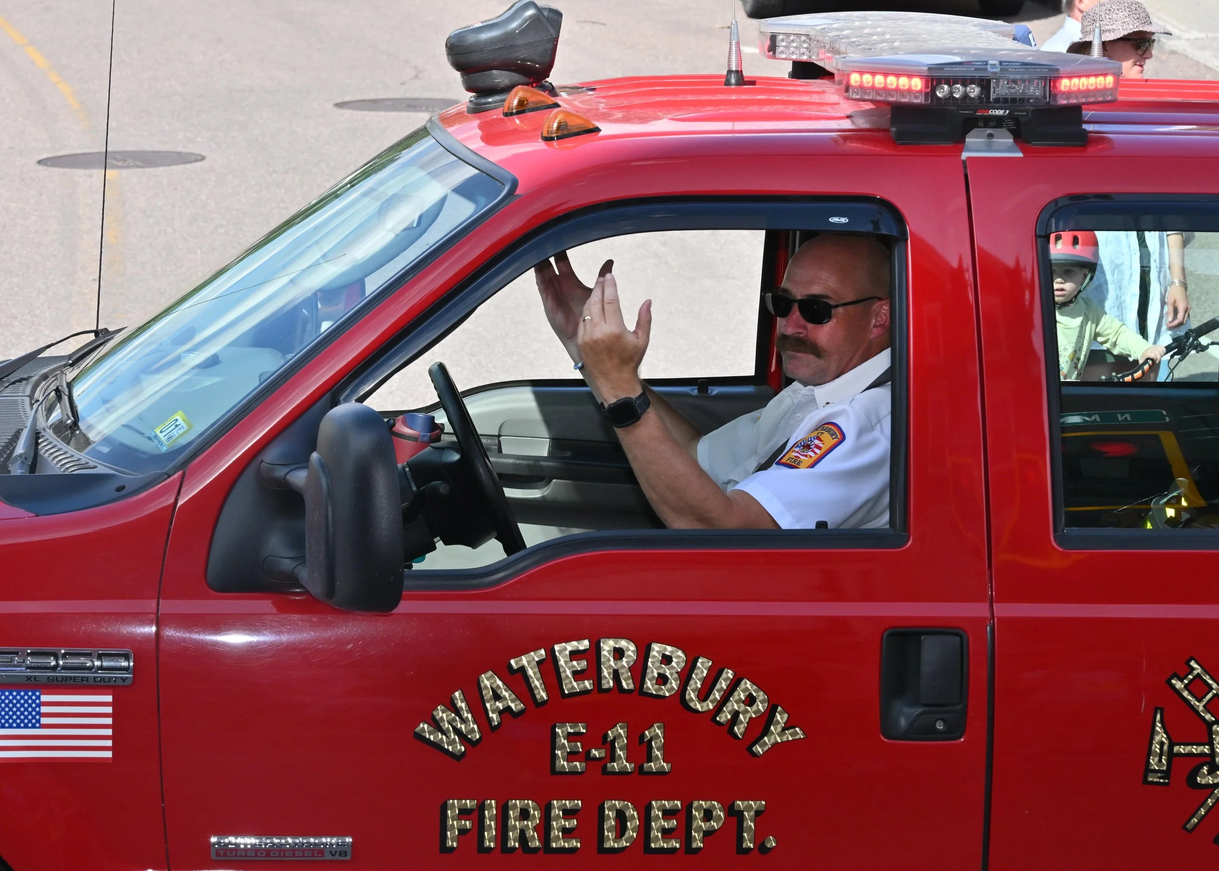  Waterbury Fire Chief Gary Dillon. Photo by Gordon Miller 