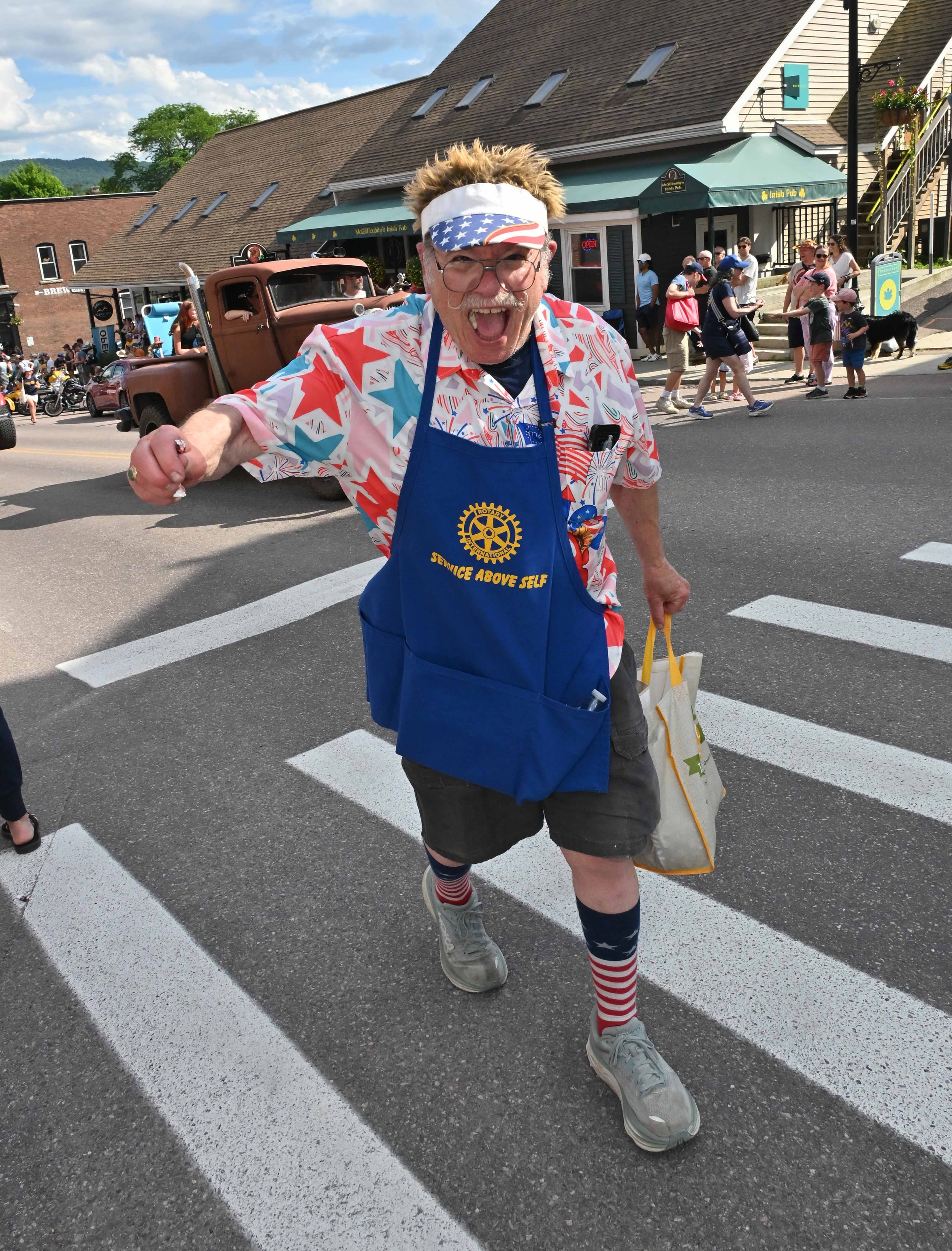  Rotarian John Malter. Photo by Gordon Miller 